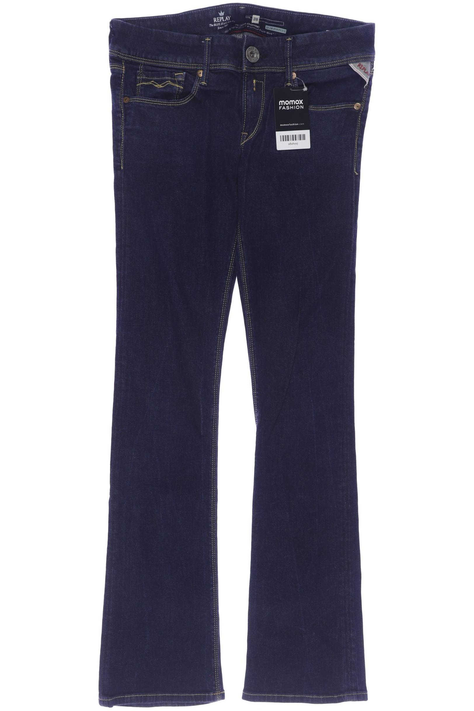 

Replay Damen Jeans, marineblau, Gr. 28