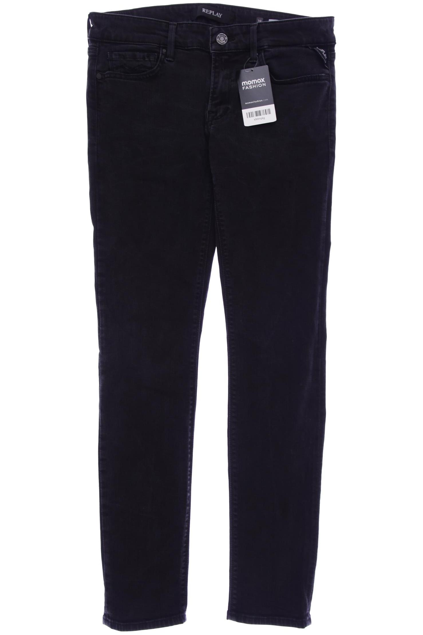 

Replay Damen Jeans, schwarz