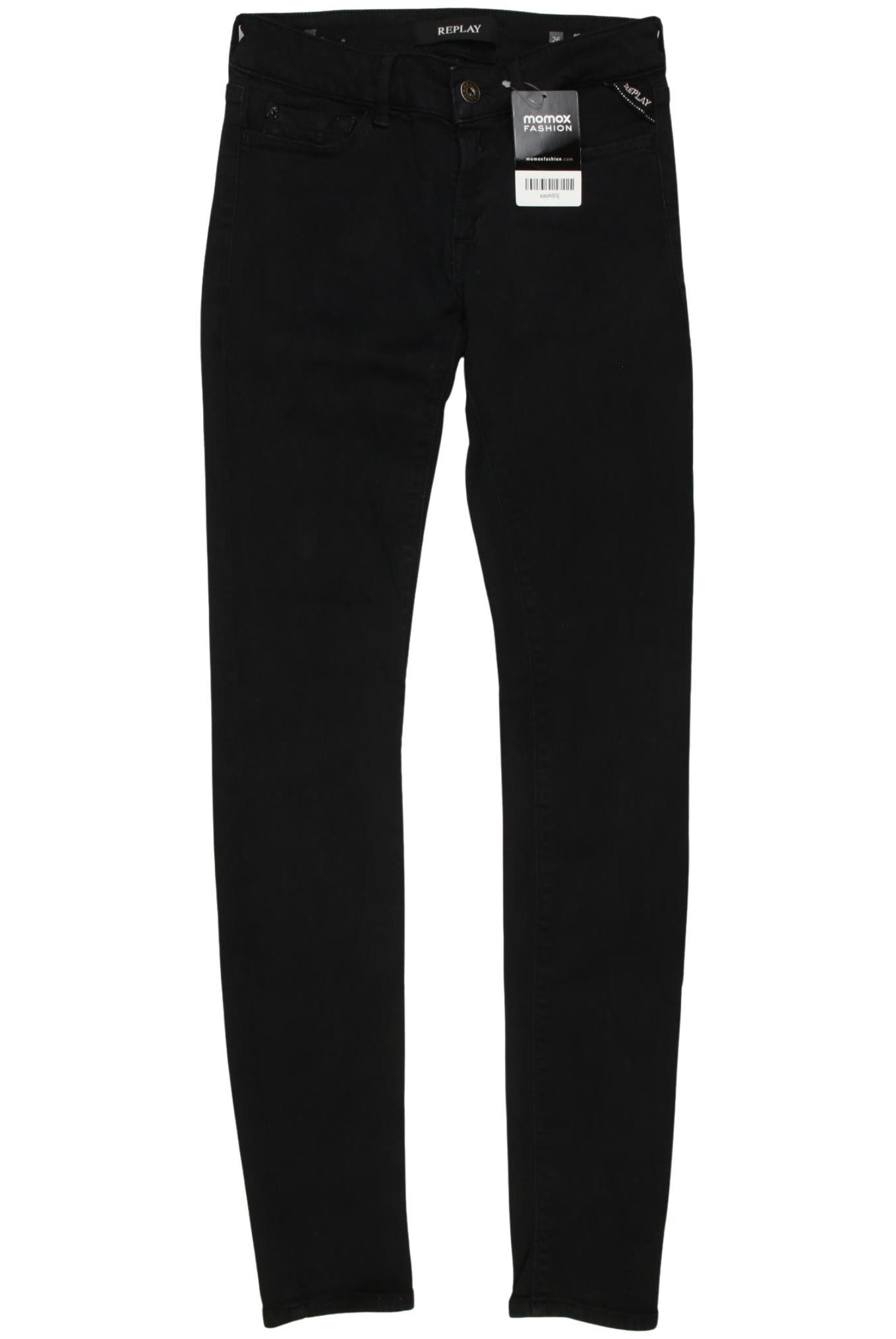 

Replay Damen Jeans, schwarz, Gr. 26
