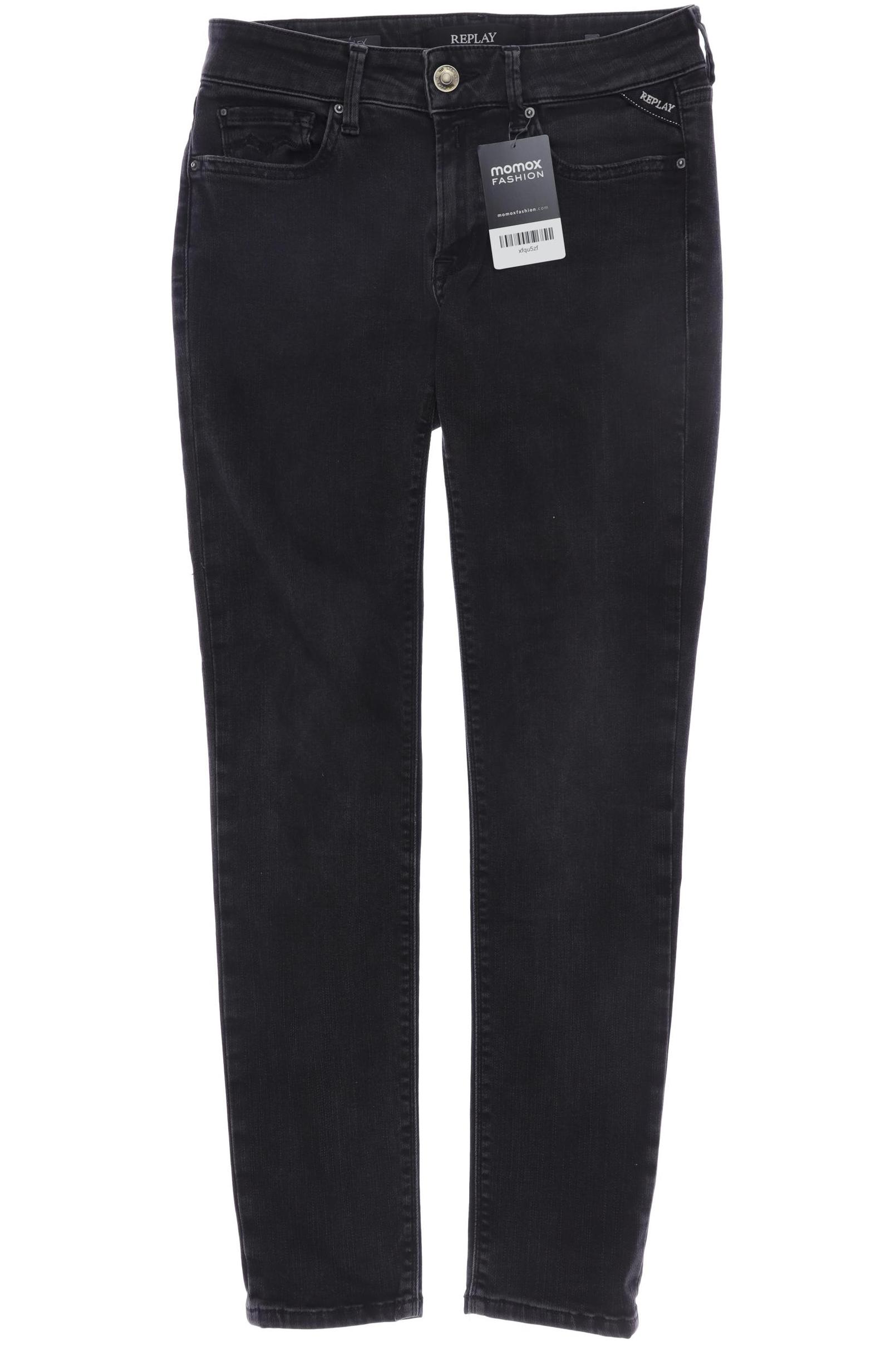 

Replay Damen Jeans, schwarz, Gr. 28
