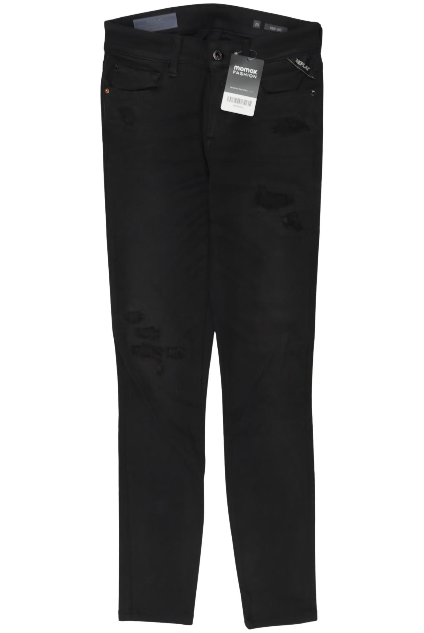 

Replay Damen Jeans, schwarz, Gr. 25