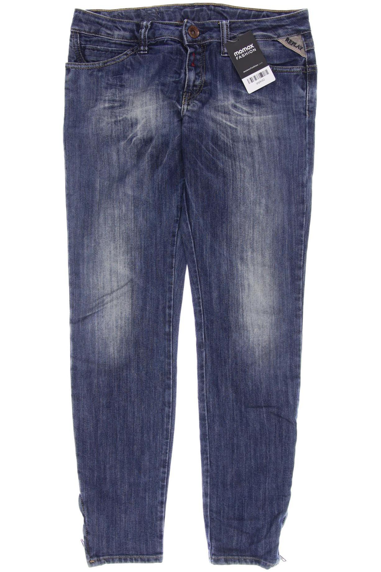 

Replay Damen Jeans, marineblau, Gr. 28