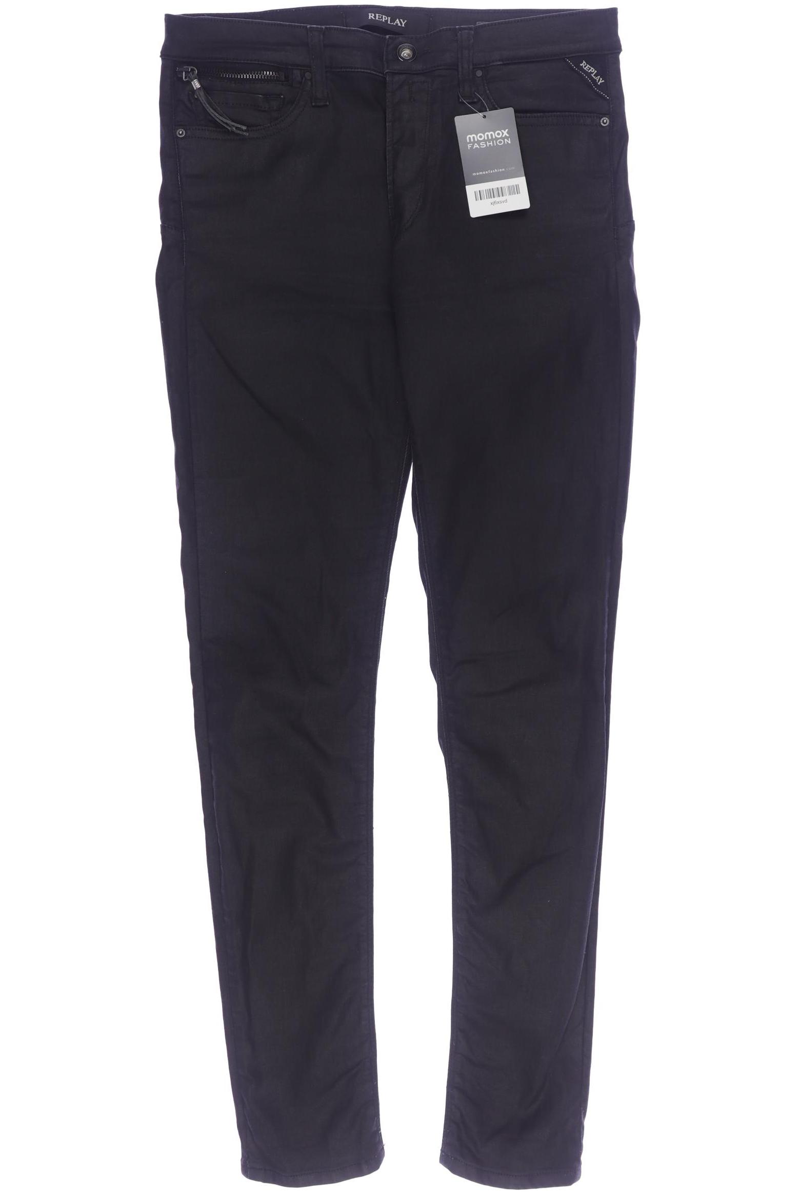 

Replay Damen Jeans, schwarz, Gr. 28