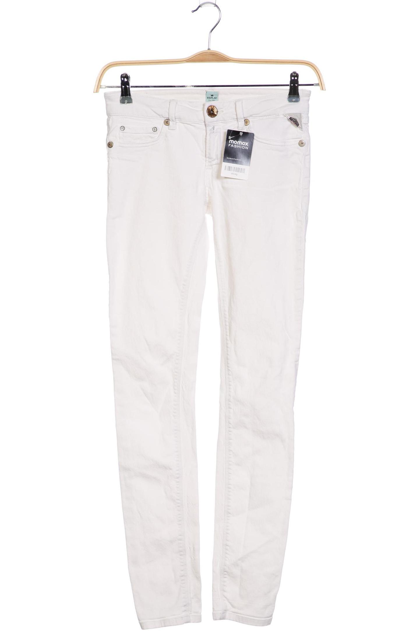 

Replay Damen Jeans, weiß, Gr. 27