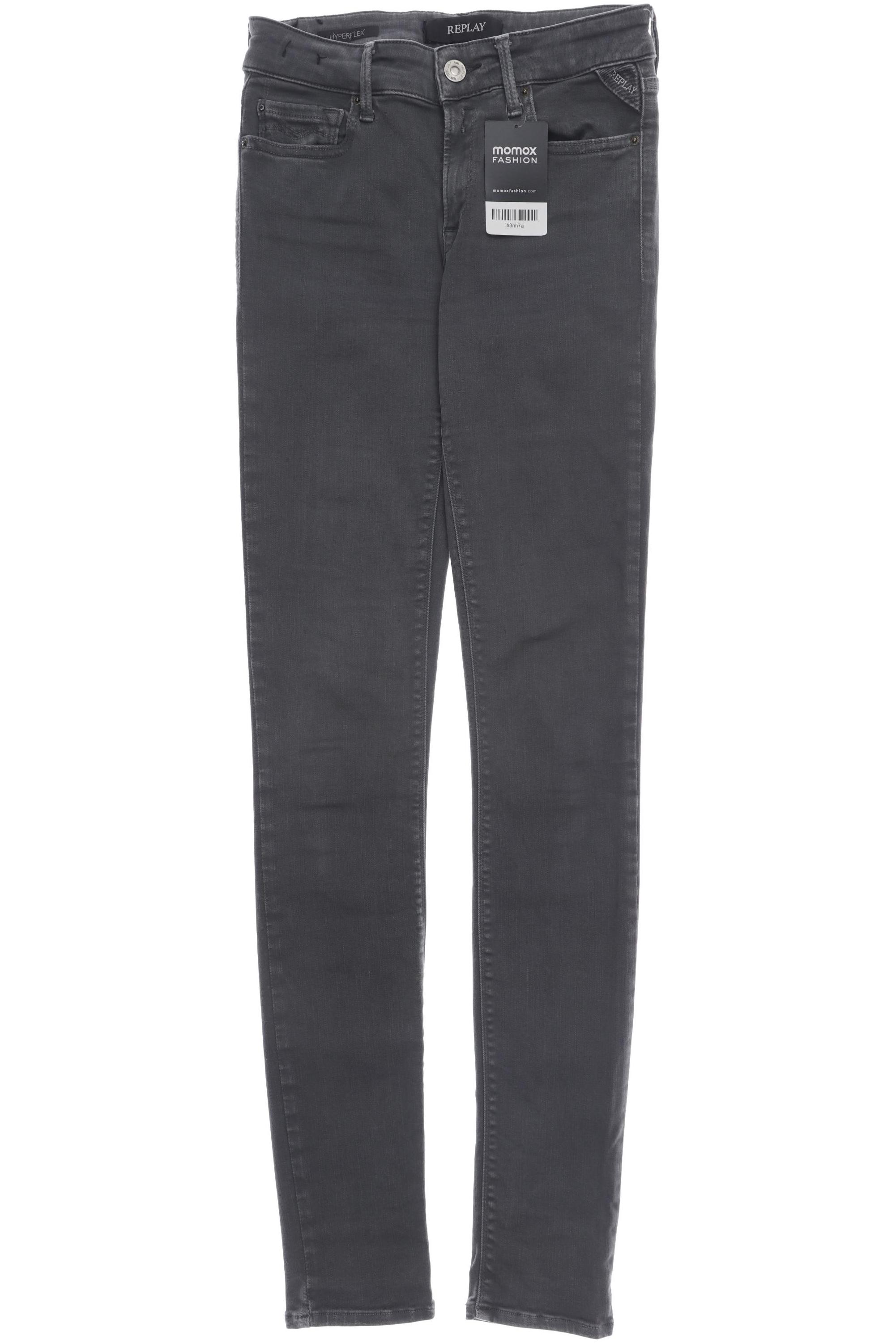 

Replay Damen Jeans, grau, Gr. 28