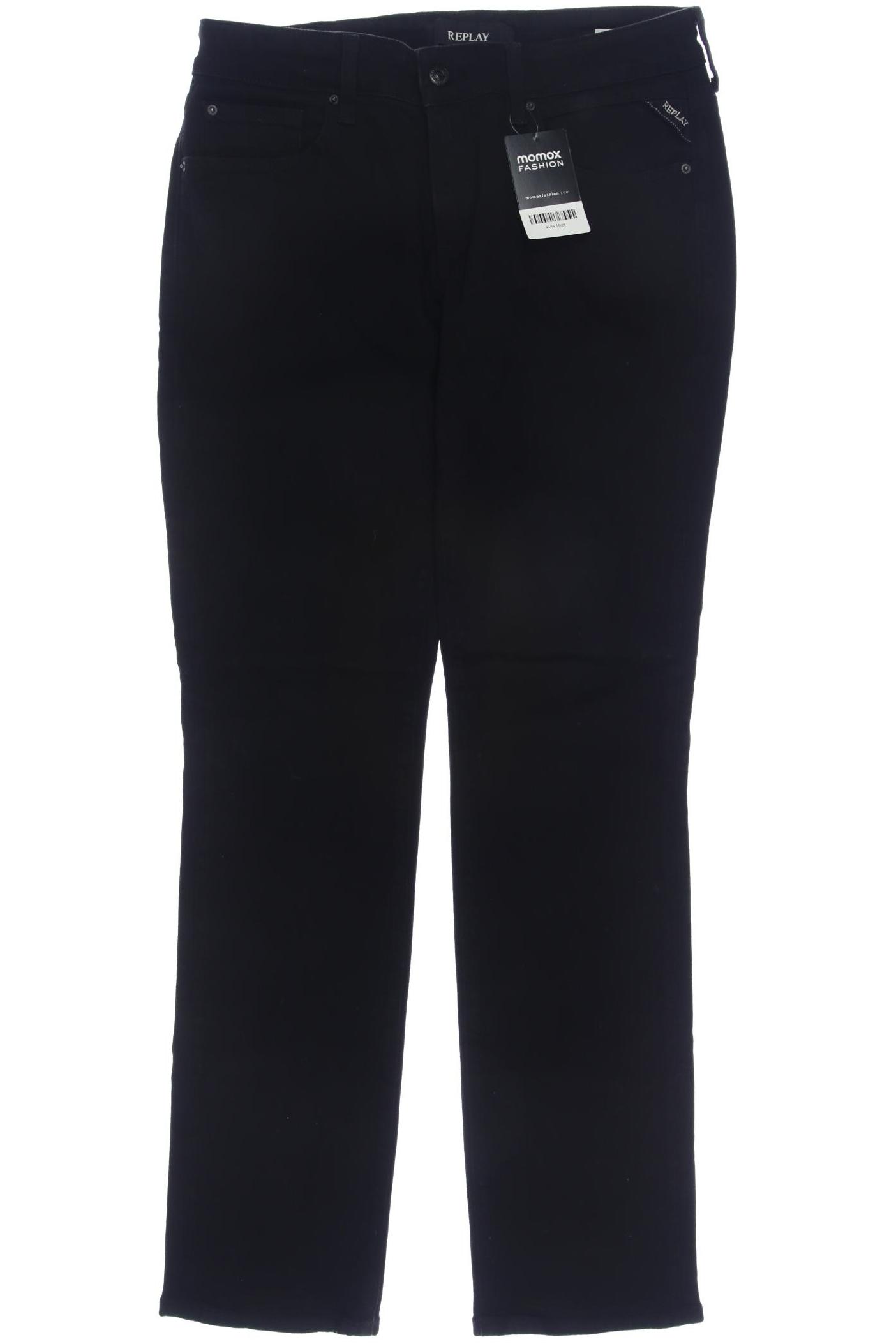 

Replay Damen Jeans, schwarz, Gr. 30