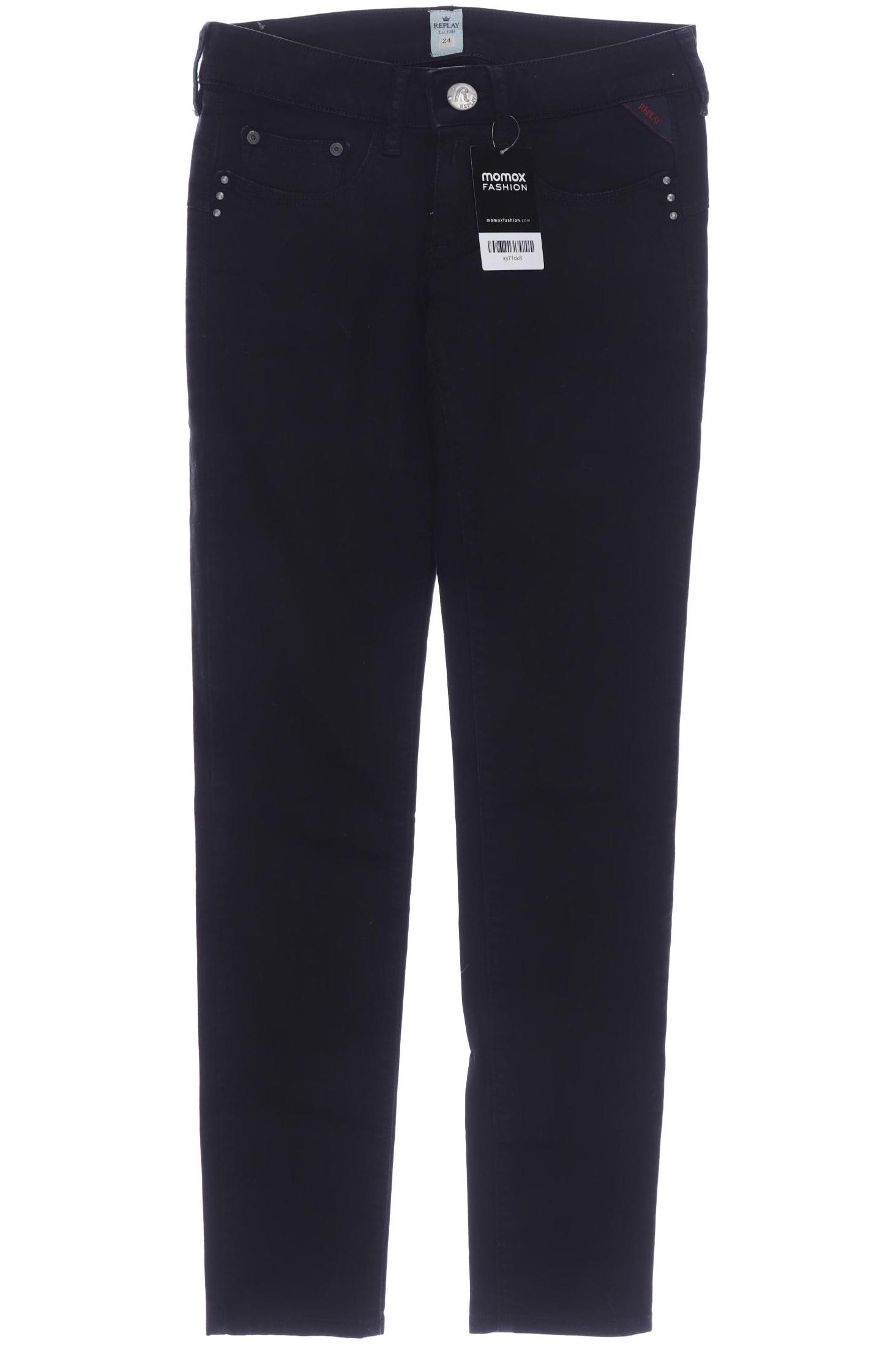 

Replay Damen Jeans, schwarz