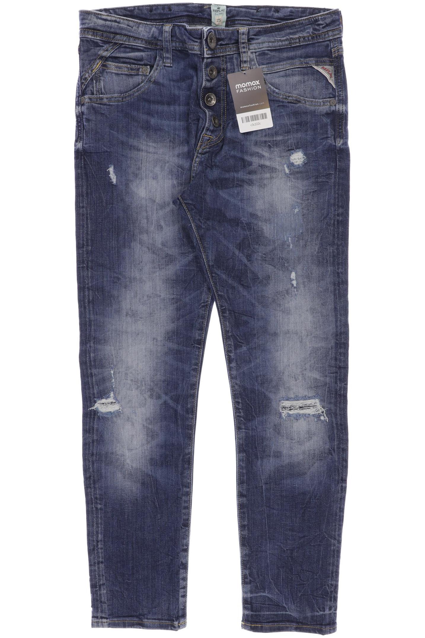 

Replay Damen Jeans, blau, Gr. 25