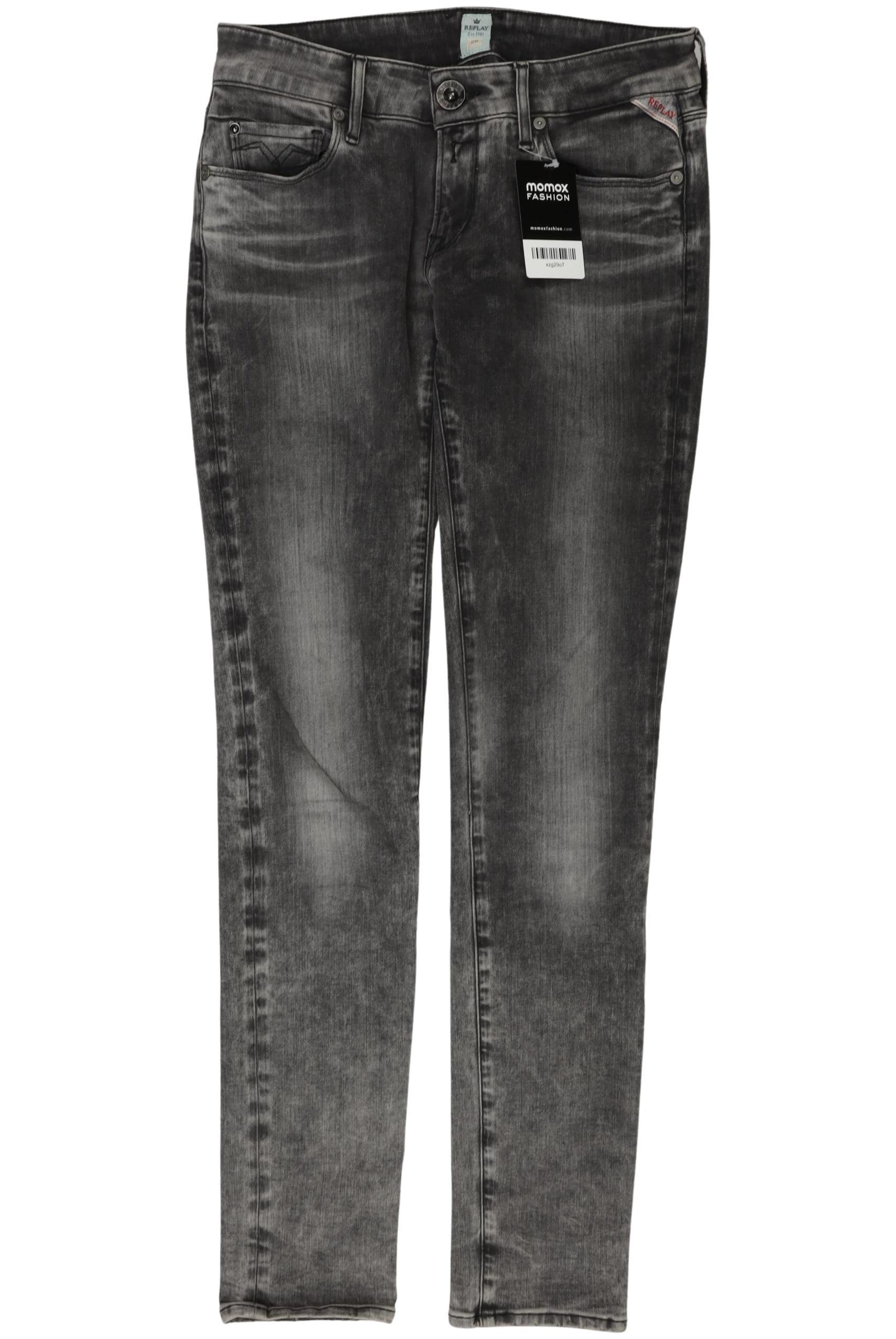 

Replay Damen Jeans, grau, Gr. 26