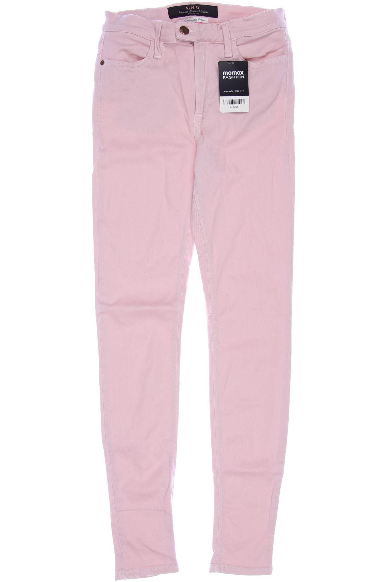 

Replay Damen Jeans, pink, Gr. 26