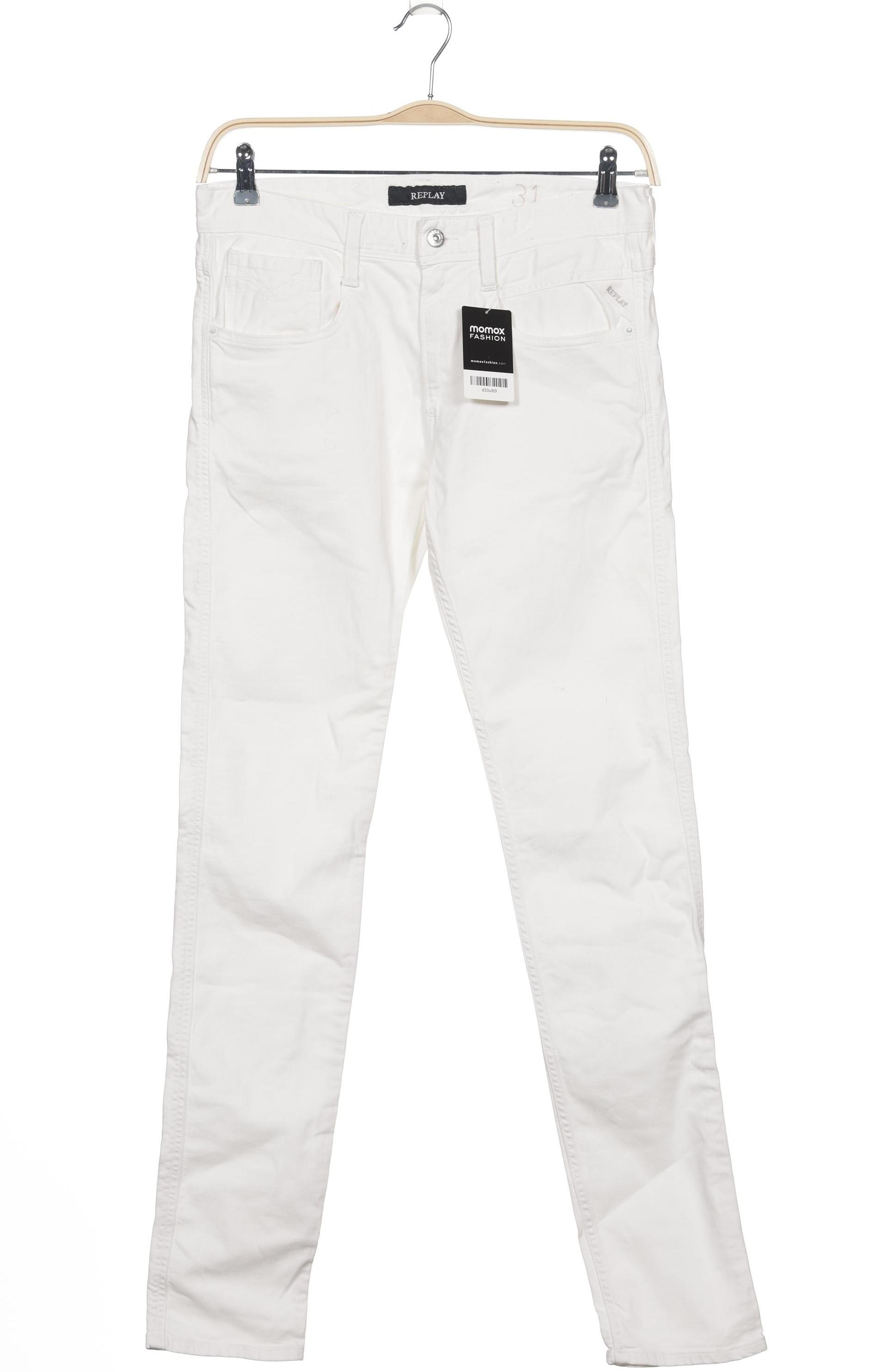 

Replay Damen Jeans, weiß, Gr. 31