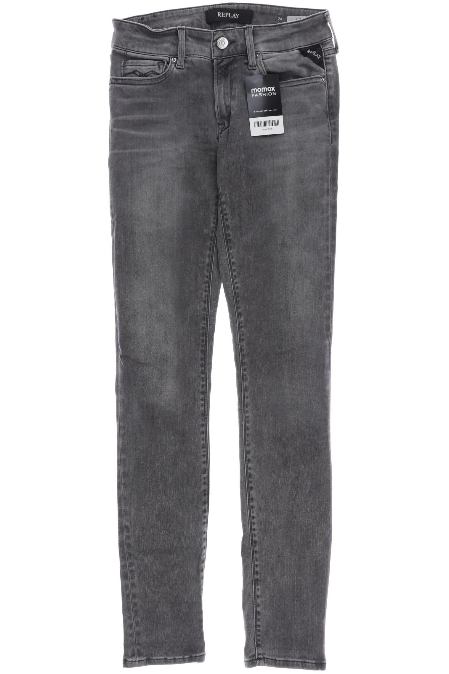 

Replay Damen Jeans, grau, Gr. 24