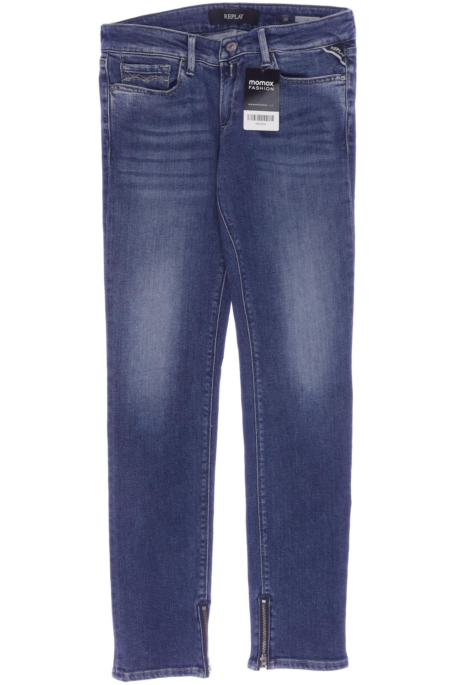 

Replay Damen Jeans, marineblau, Gr. 28
