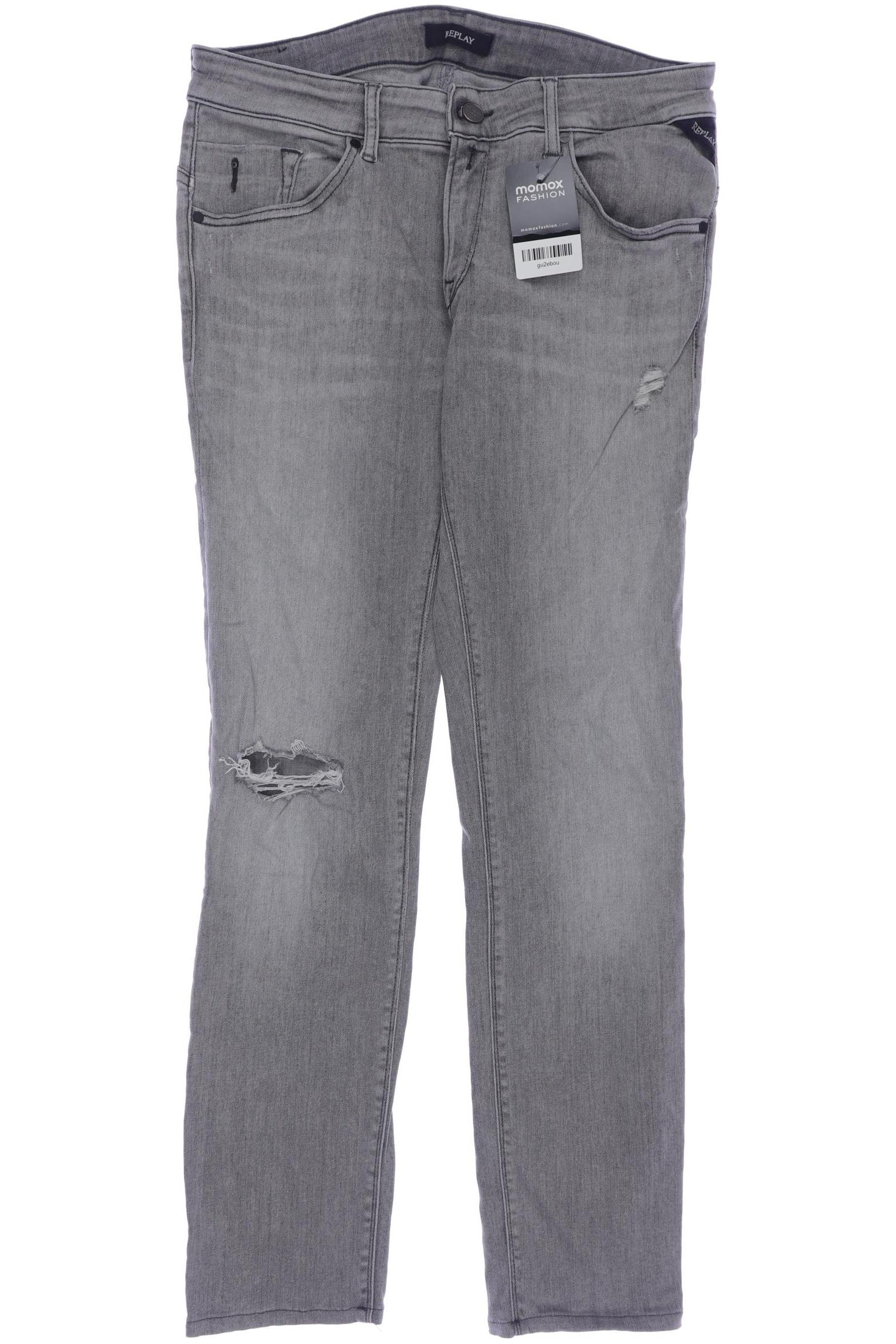 

Replay Damen Jeans, grau, Gr. 31