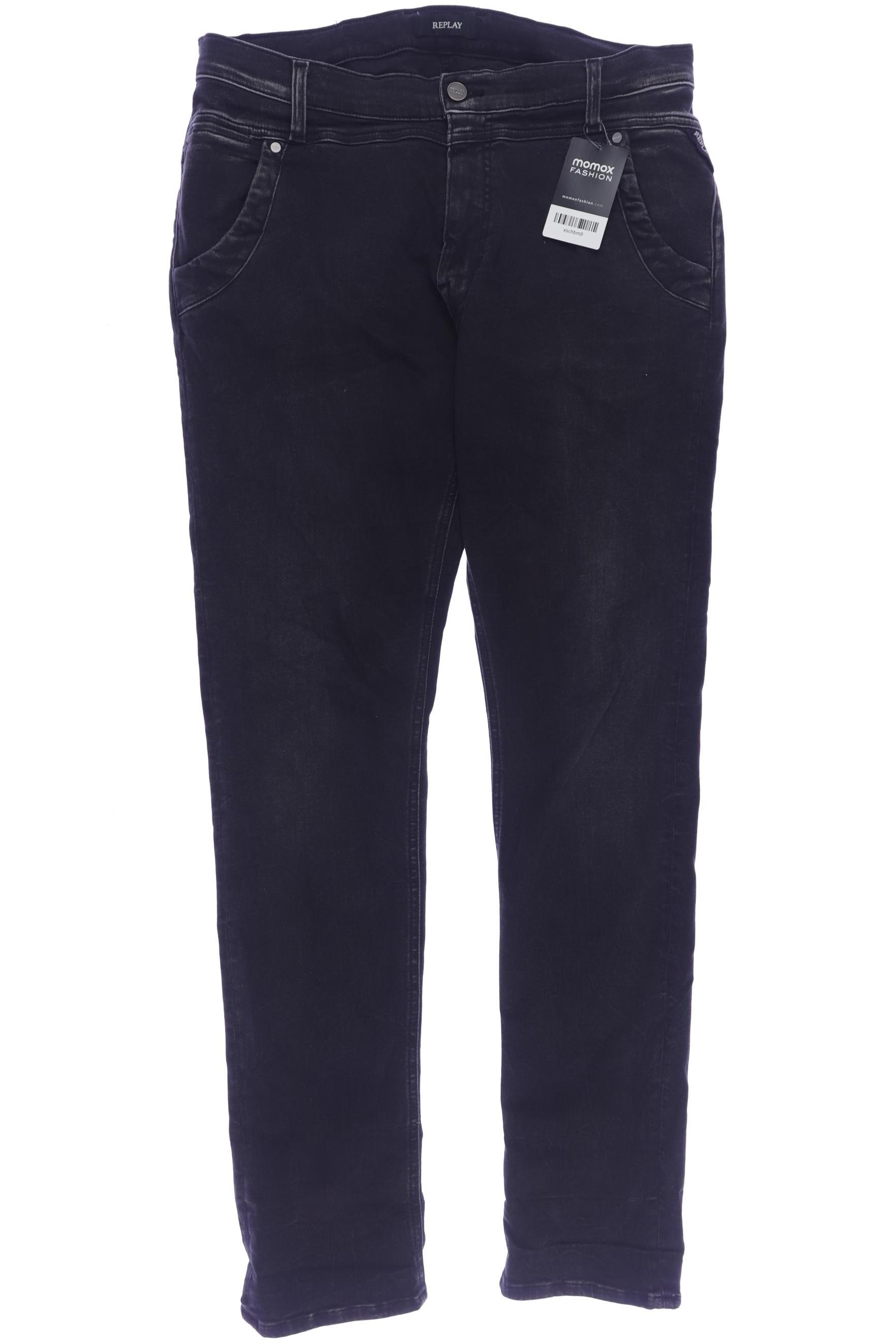 

Replay Damen Jeans, schwarz, Gr. 30