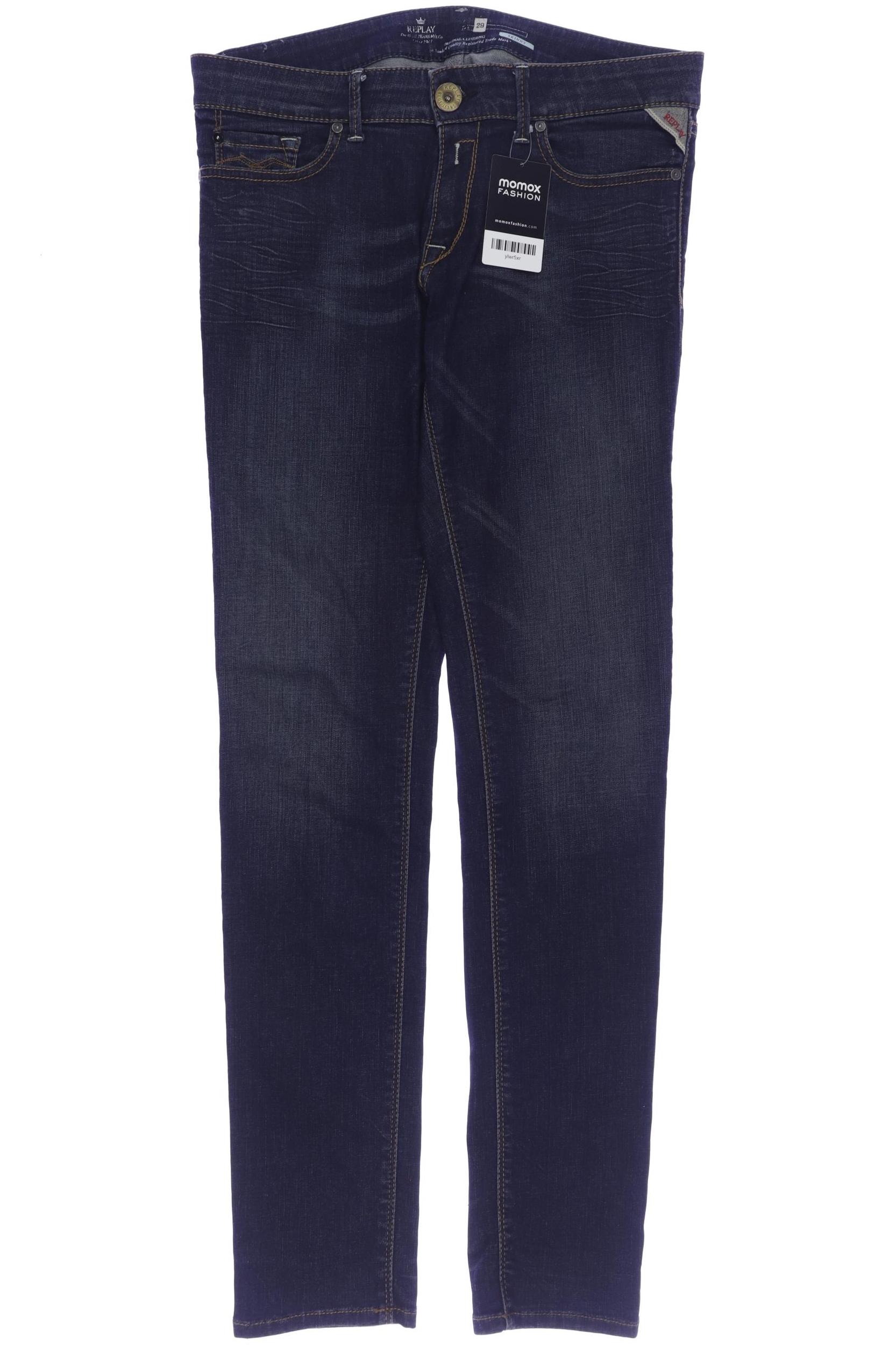 

Replay Damen Jeans, marineblau, Gr. 29