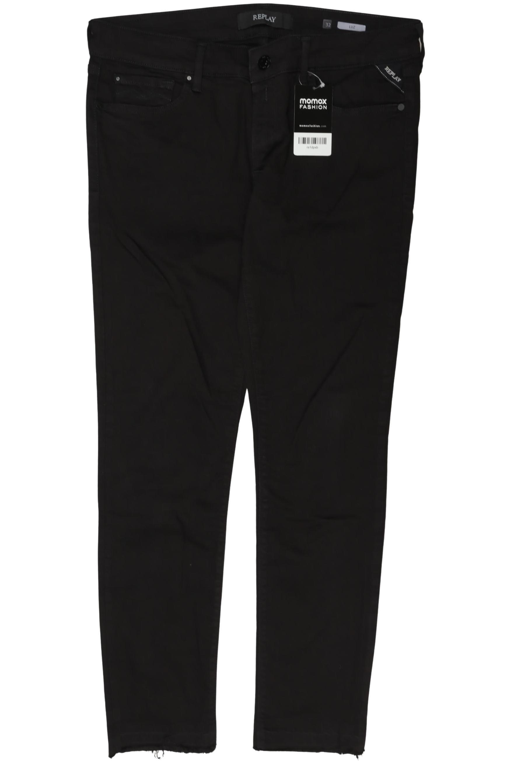 

Replay Damen Jeans, schwarz, Gr. 32