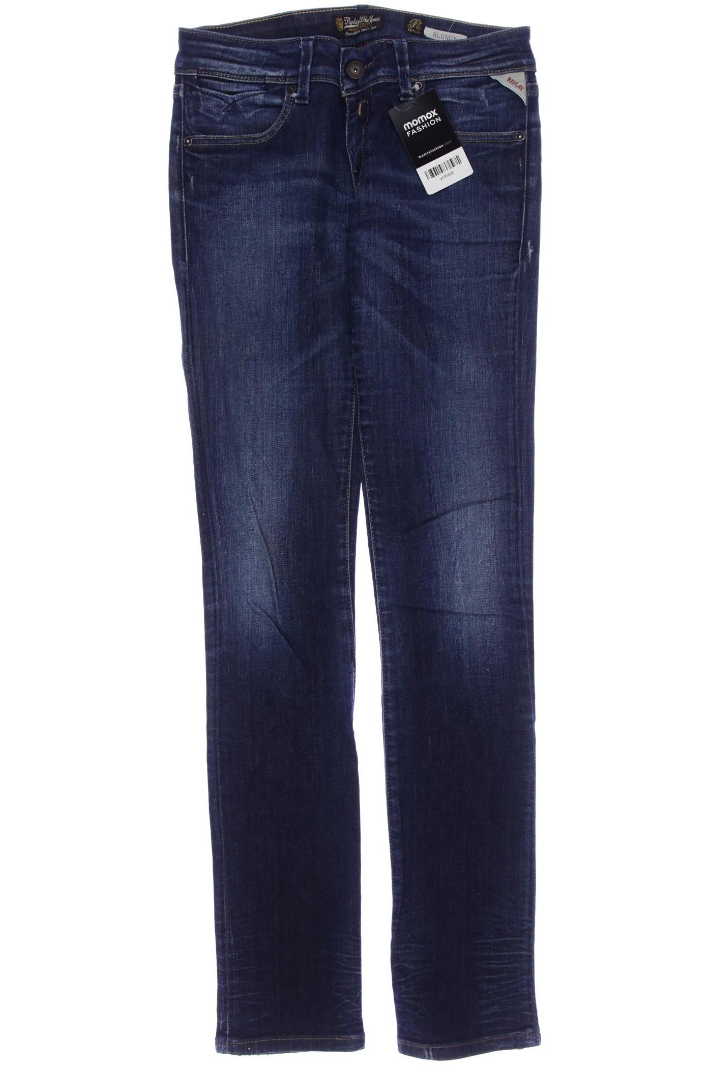 

Replay Damen Jeans, marineblau, Gr. 26