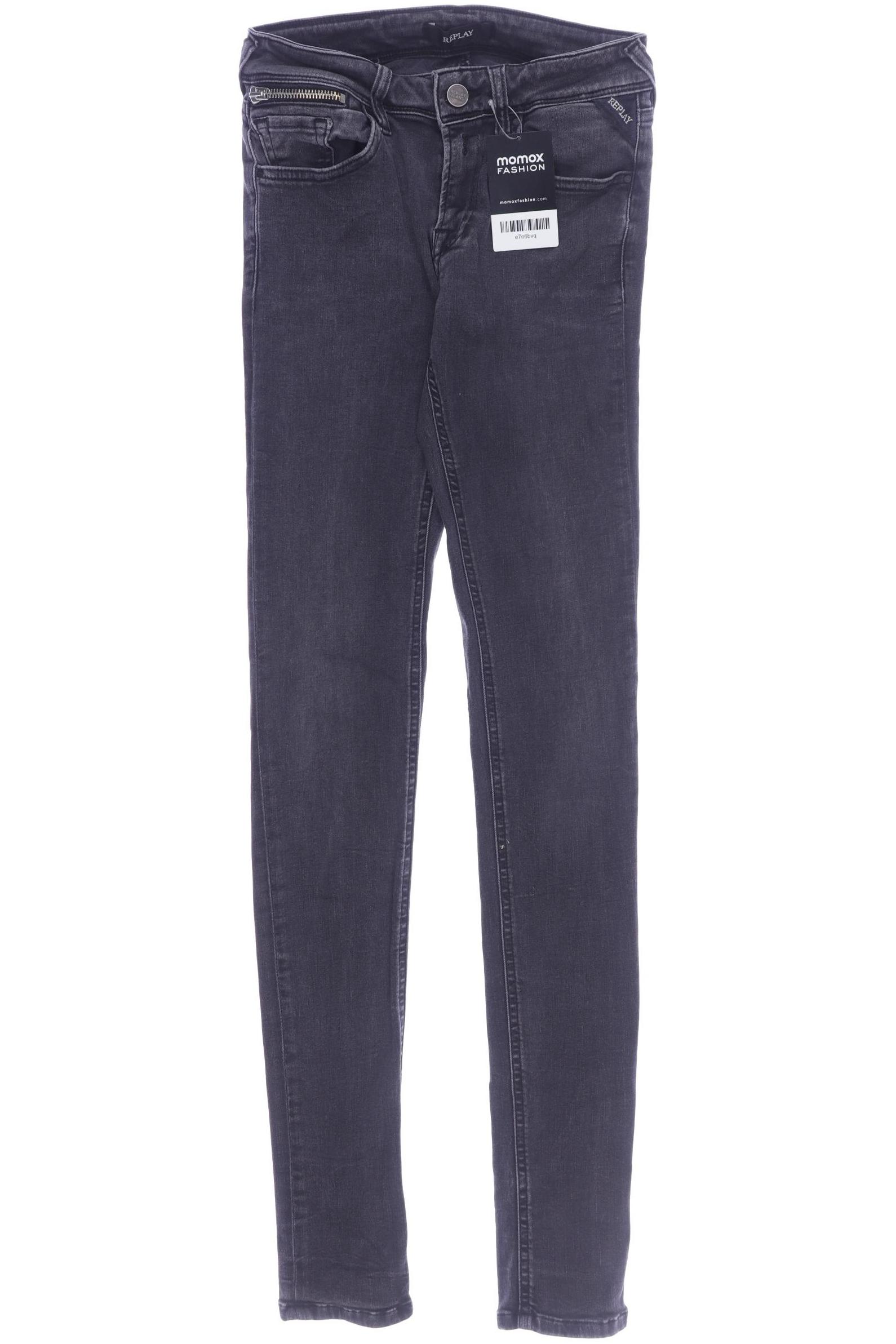 

Replay Damen Jeans, grau, Gr. 24