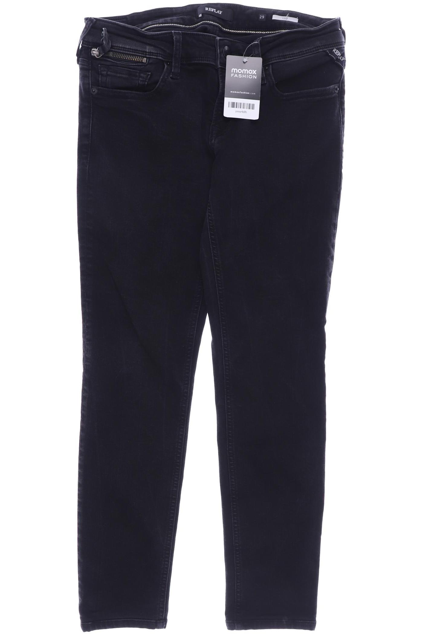 

Replay Damen Jeans, schwarz