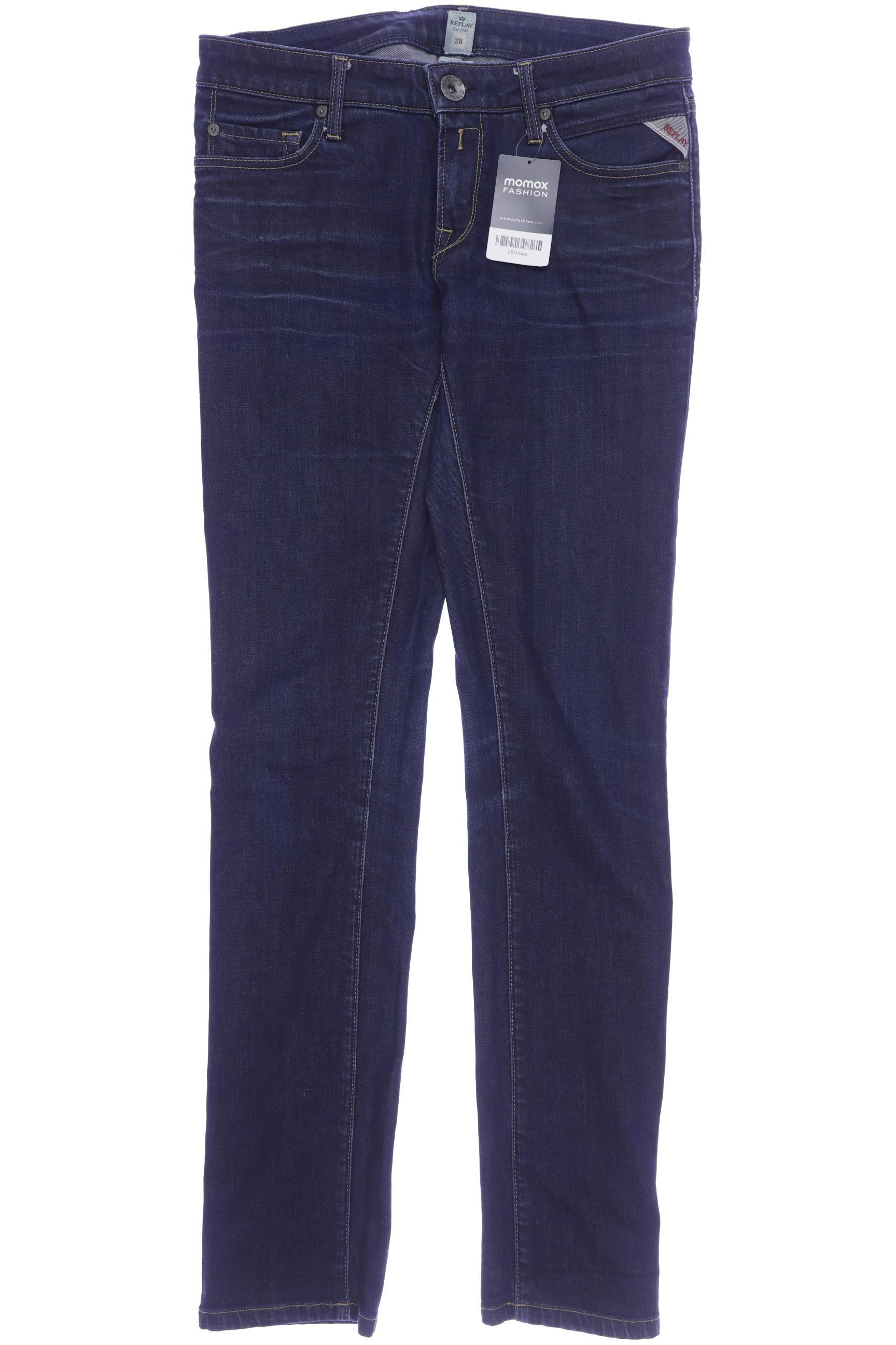 

Replay Damen Jeans, marineblau, Gr. 28