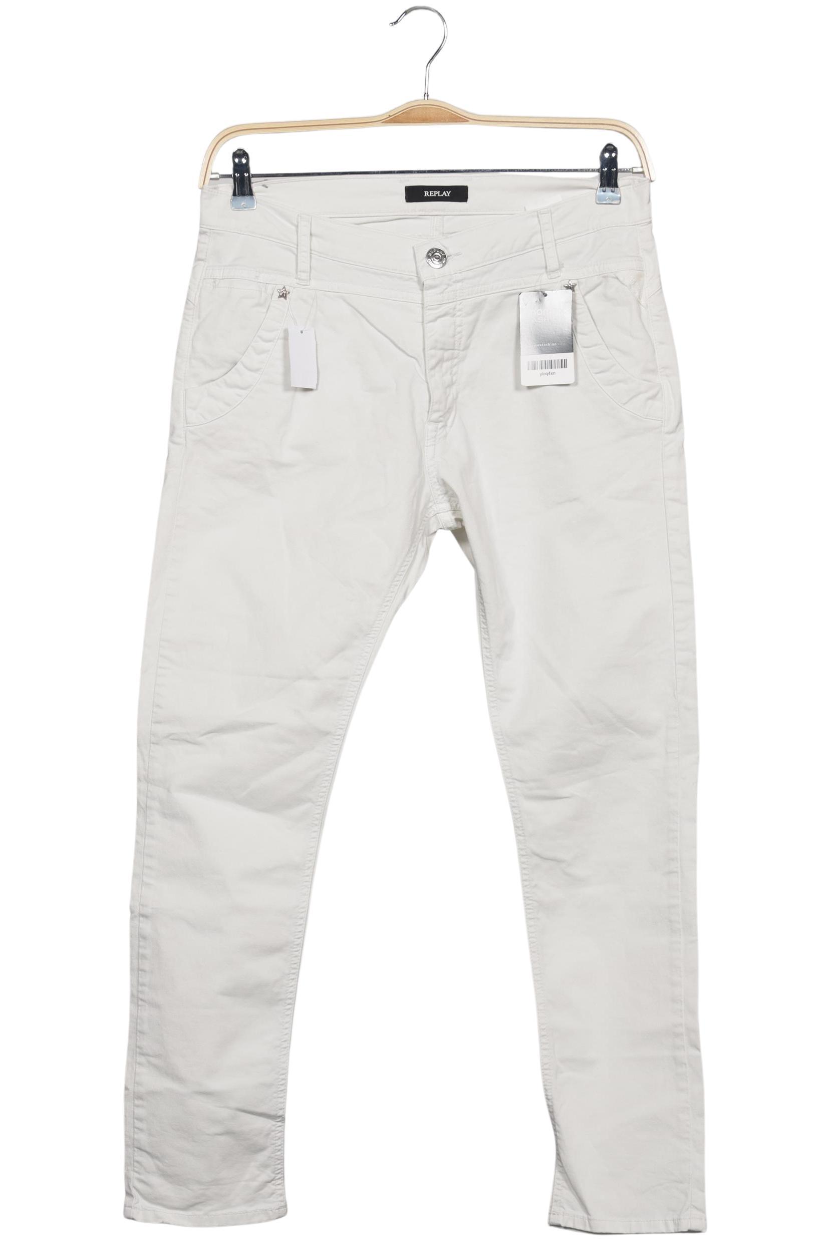 

Replay Damen Jeans, weiß, Gr. 27