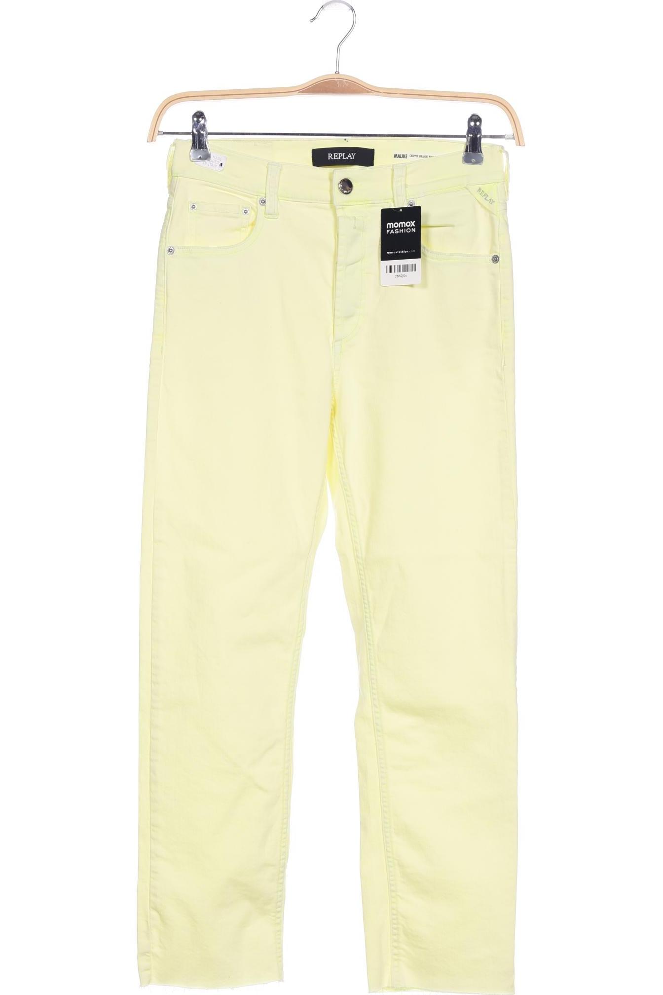 

Replay Damen Jeans, hellgrün, Gr. 26
