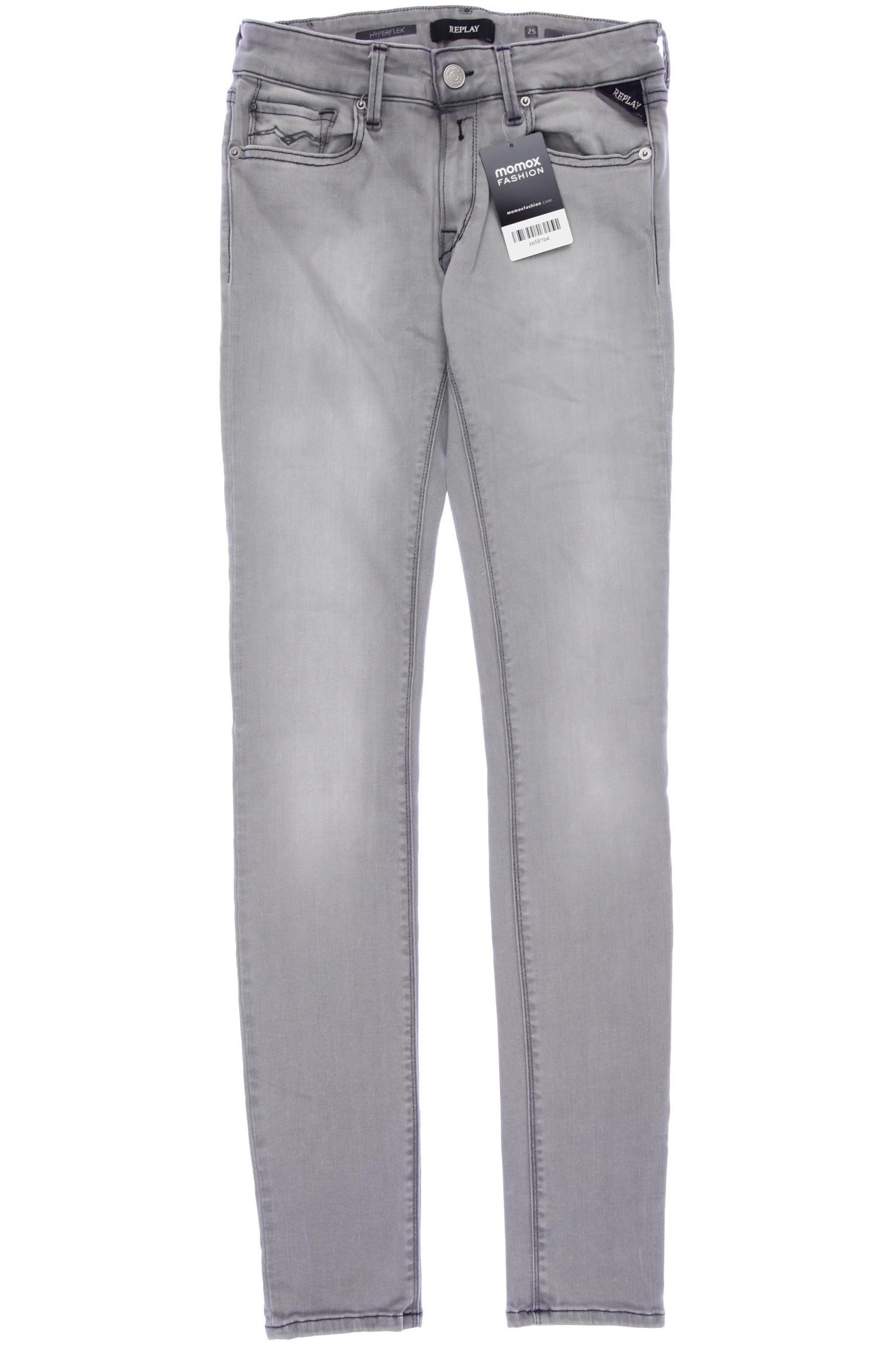 

Replay Damen Jeans, grau, Gr. 25