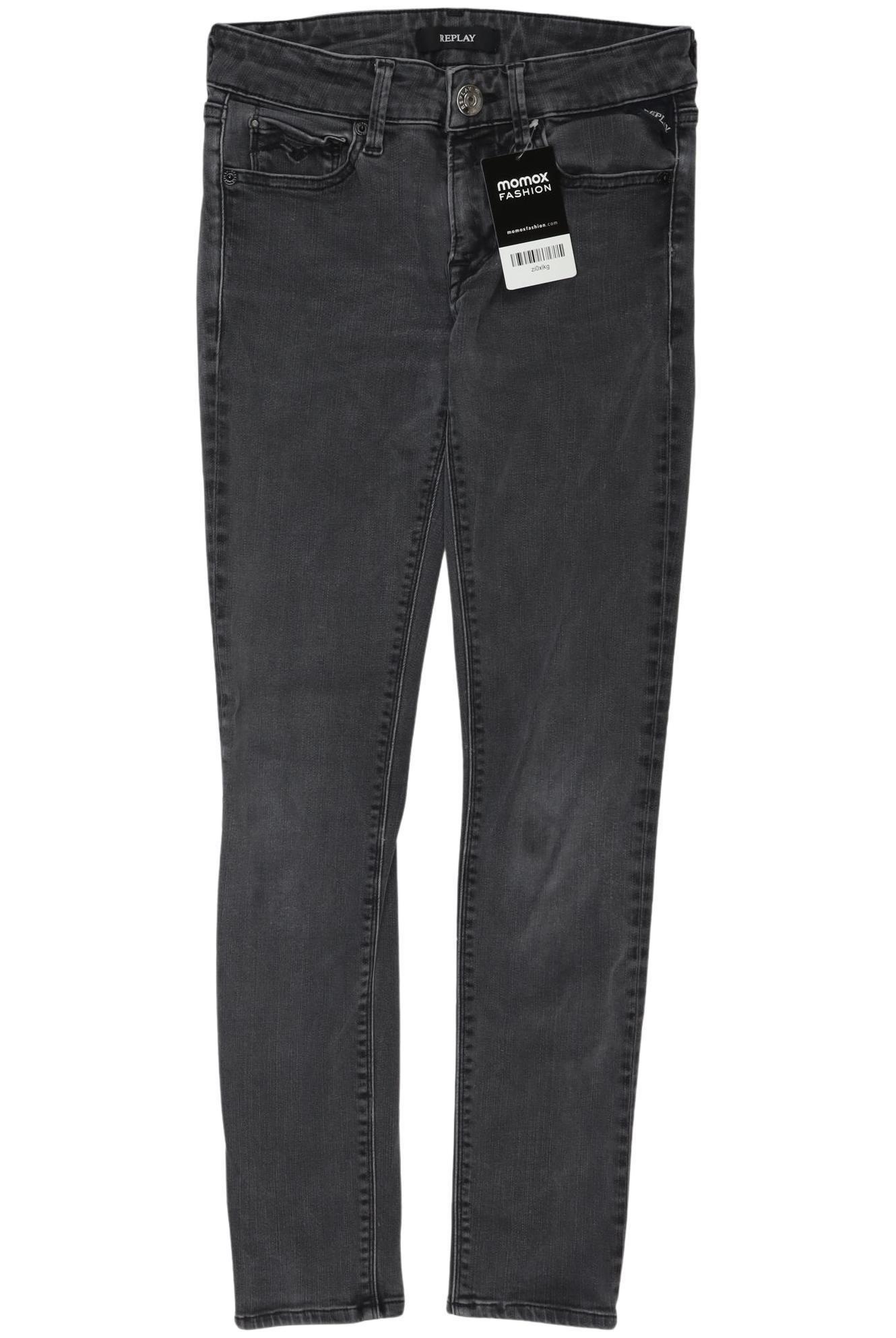 

Replay Damen Jeans, grau, Gr. 24