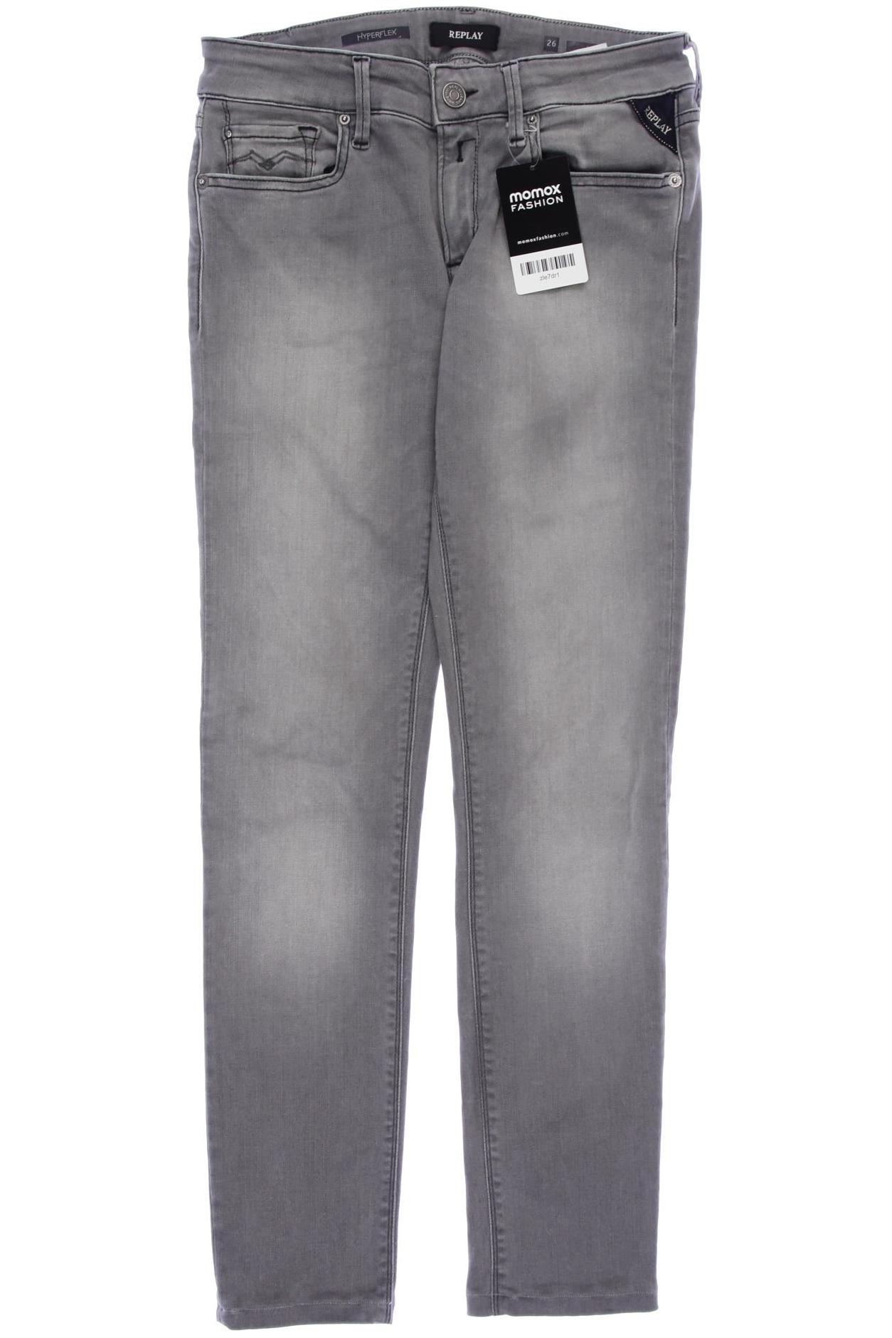 

Replay Damen Jeans, grau, Gr. 26