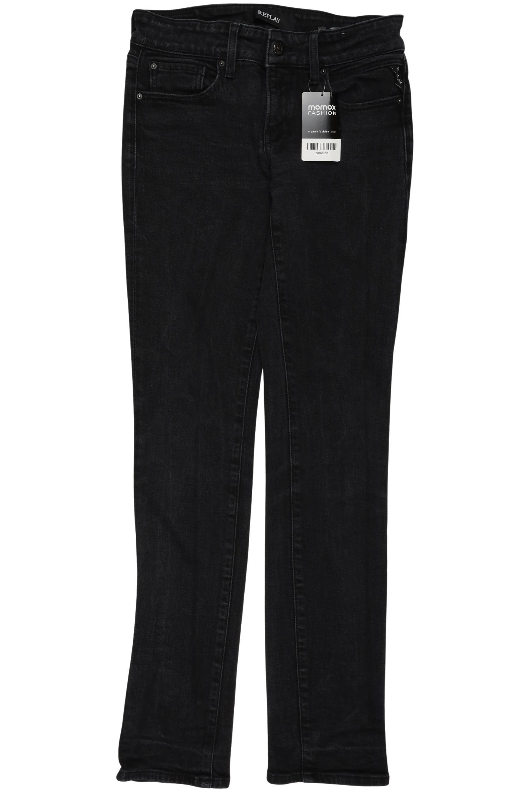 

Replay Damen Jeans, schwarz, Gr. 27