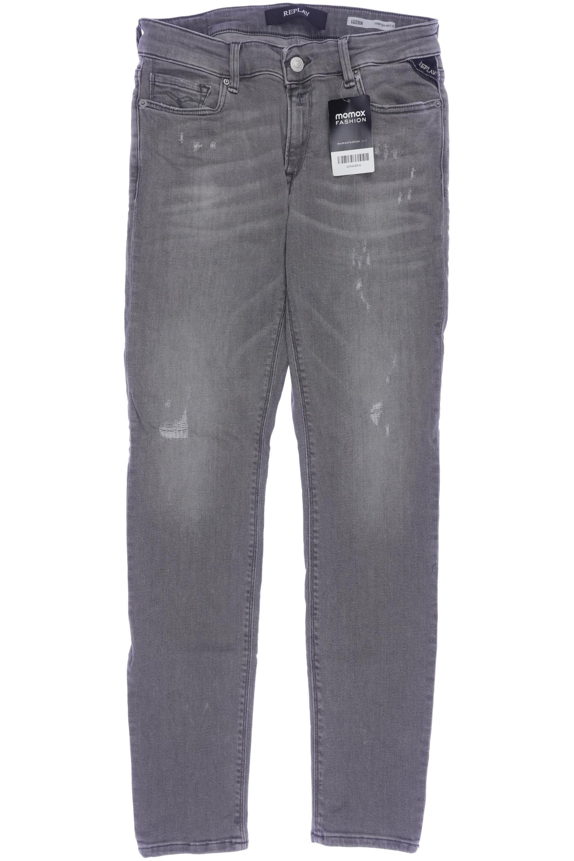 

Replay Damen Jeans, grau, Gr. 29