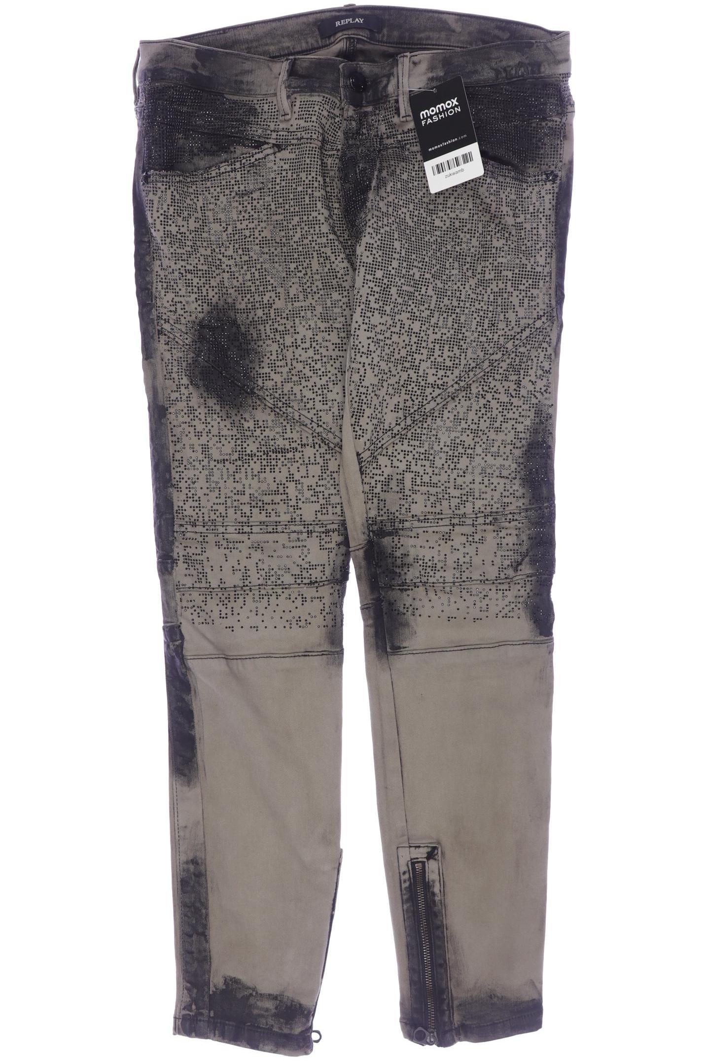 

Replay Damen Jeans, braun, Gr. 30