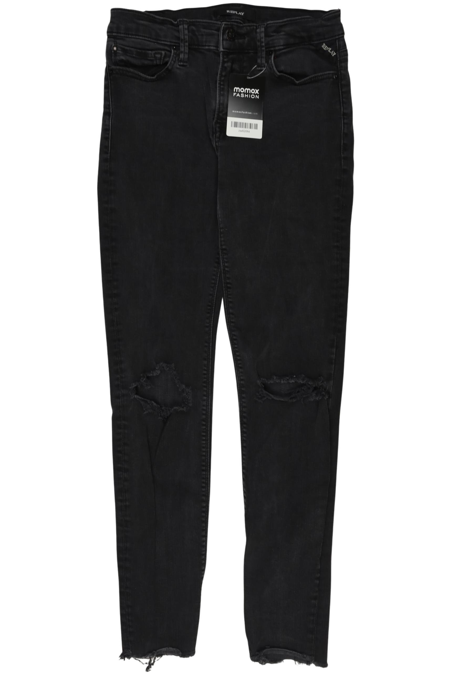 

Replay Damen Jeans, schwarz, Gr. 29
