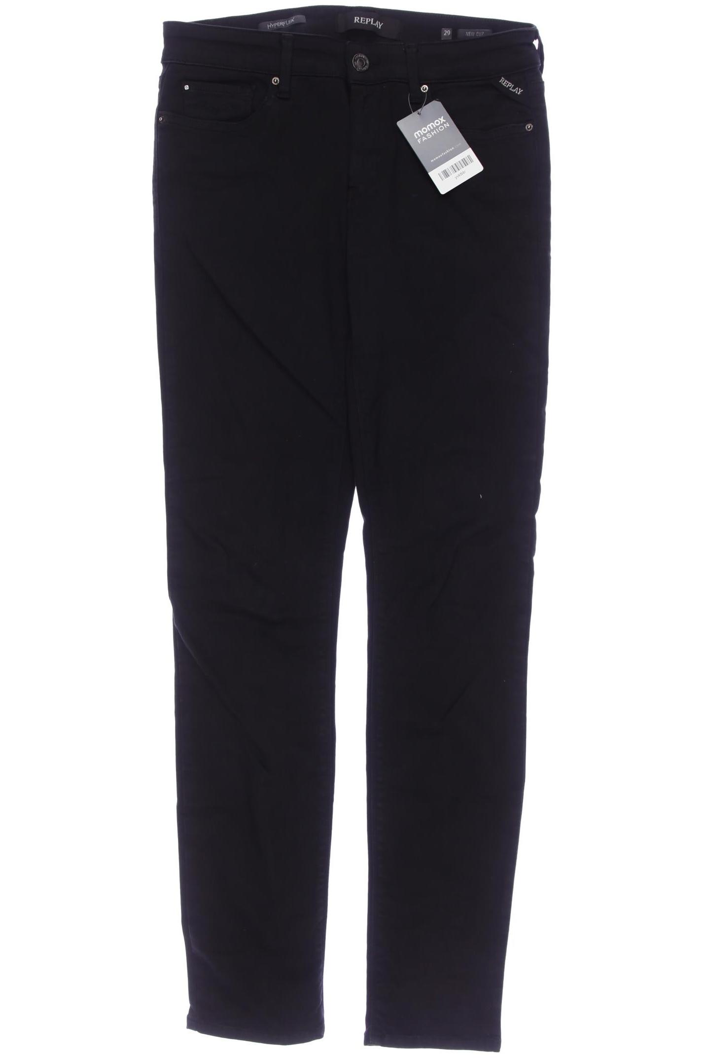 

Replay Damen Jeans, schwarz, Gr. 29
