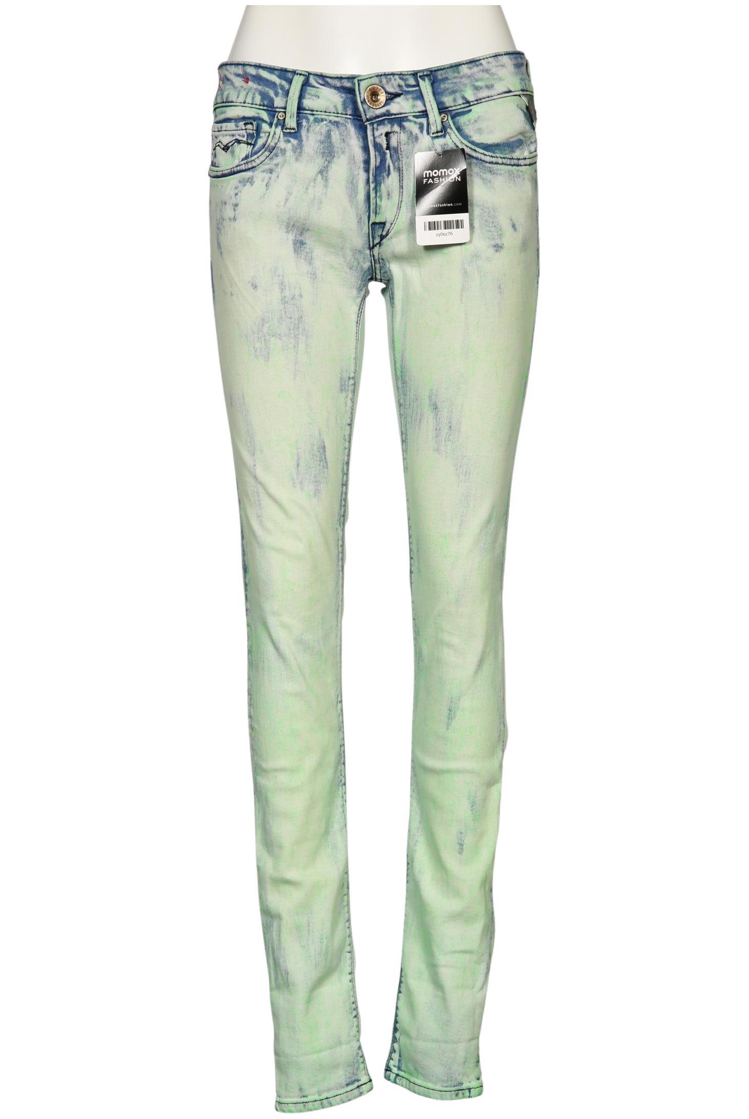 

Replay Damen Jeans, hellgrün, Gr. 27