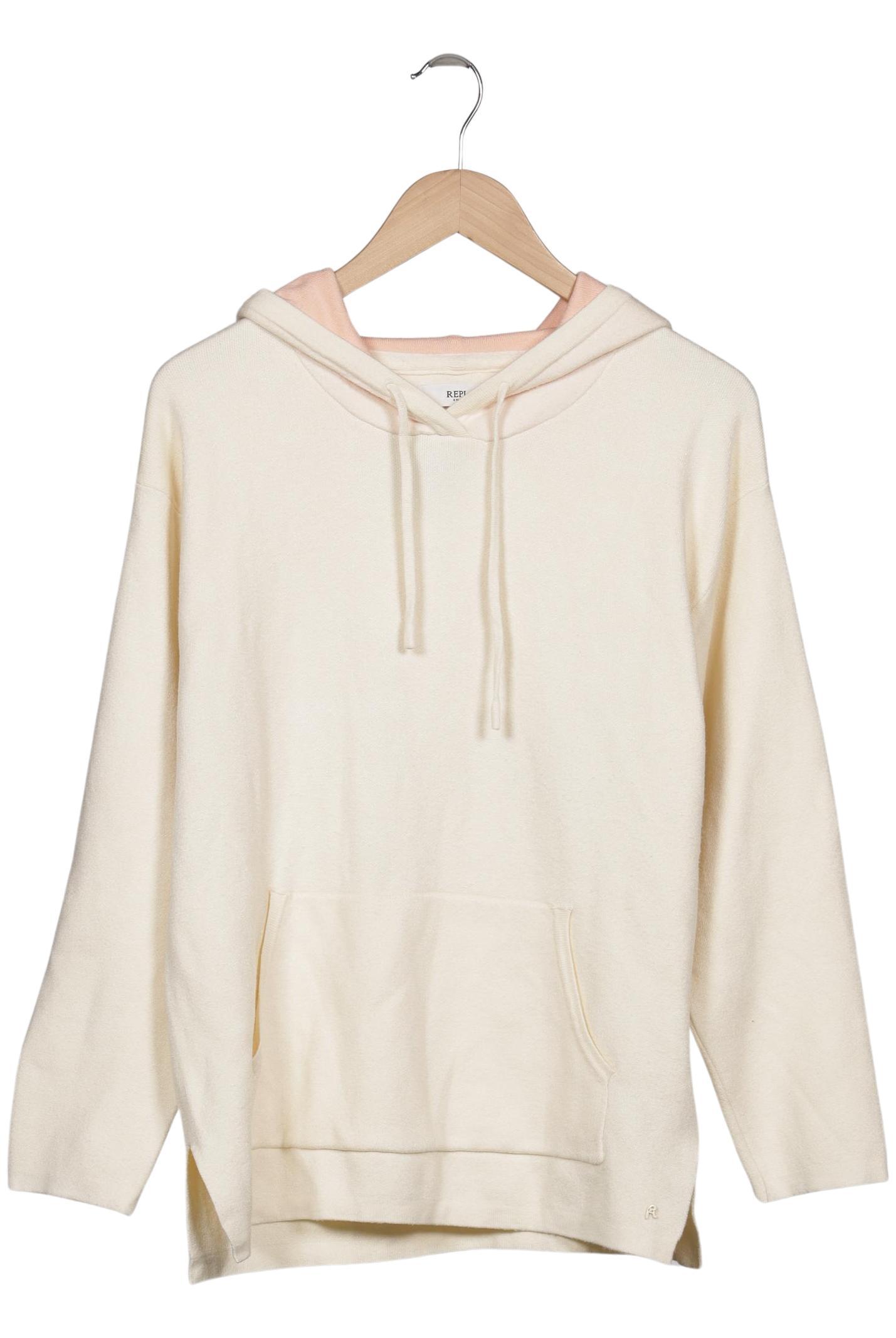 

Replay Damen Kapuzenpullover, cremeweiß, Gr. 38