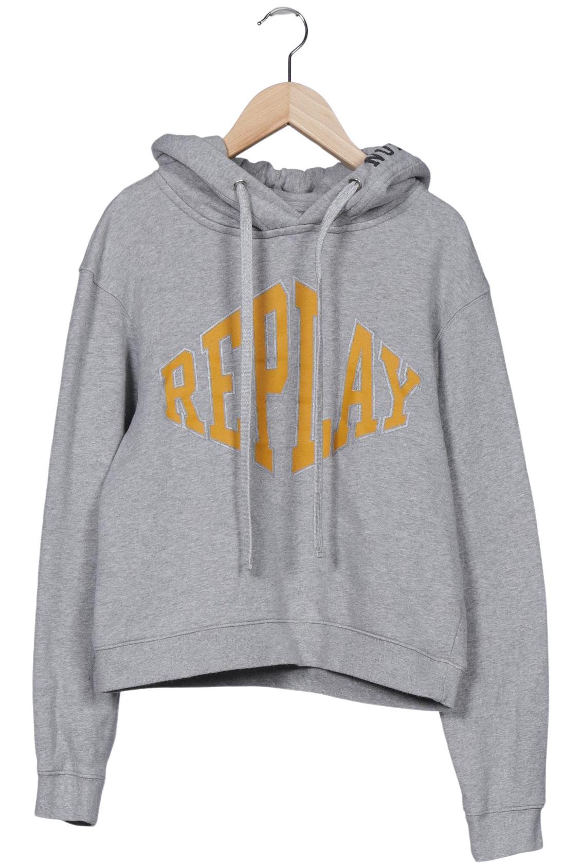

Replay Damen Kapuzenpullover, grau, Gr. 38