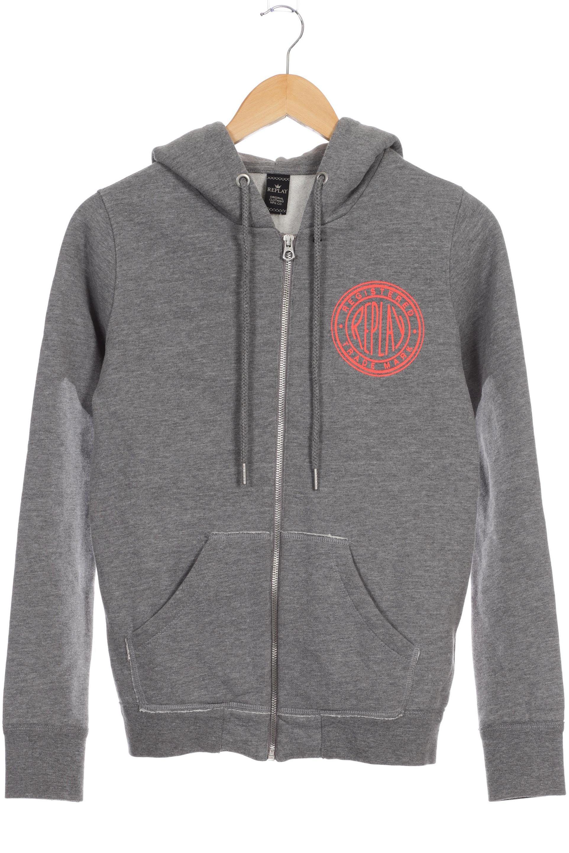 

Replay Damen Kapuzenpullover, grau, Gr.