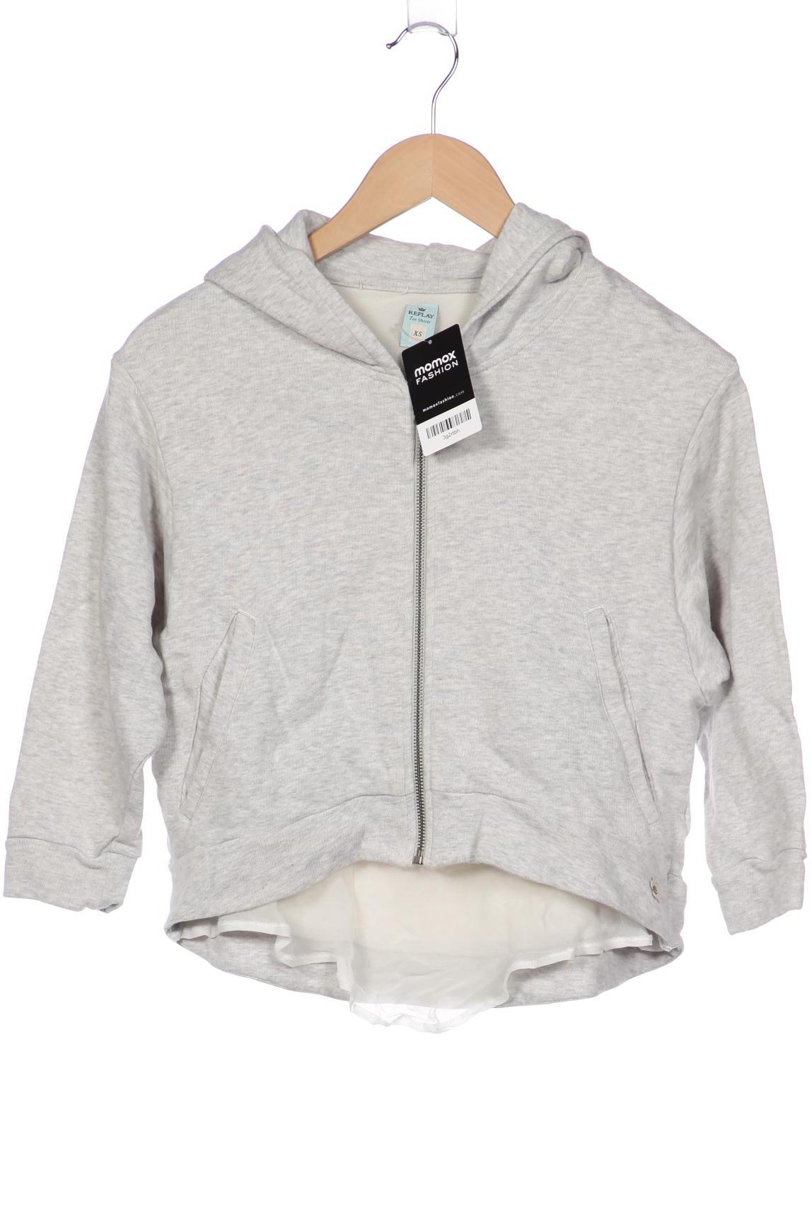 

Replay Damen Kapuzenpullover, grau, Gr. 34
