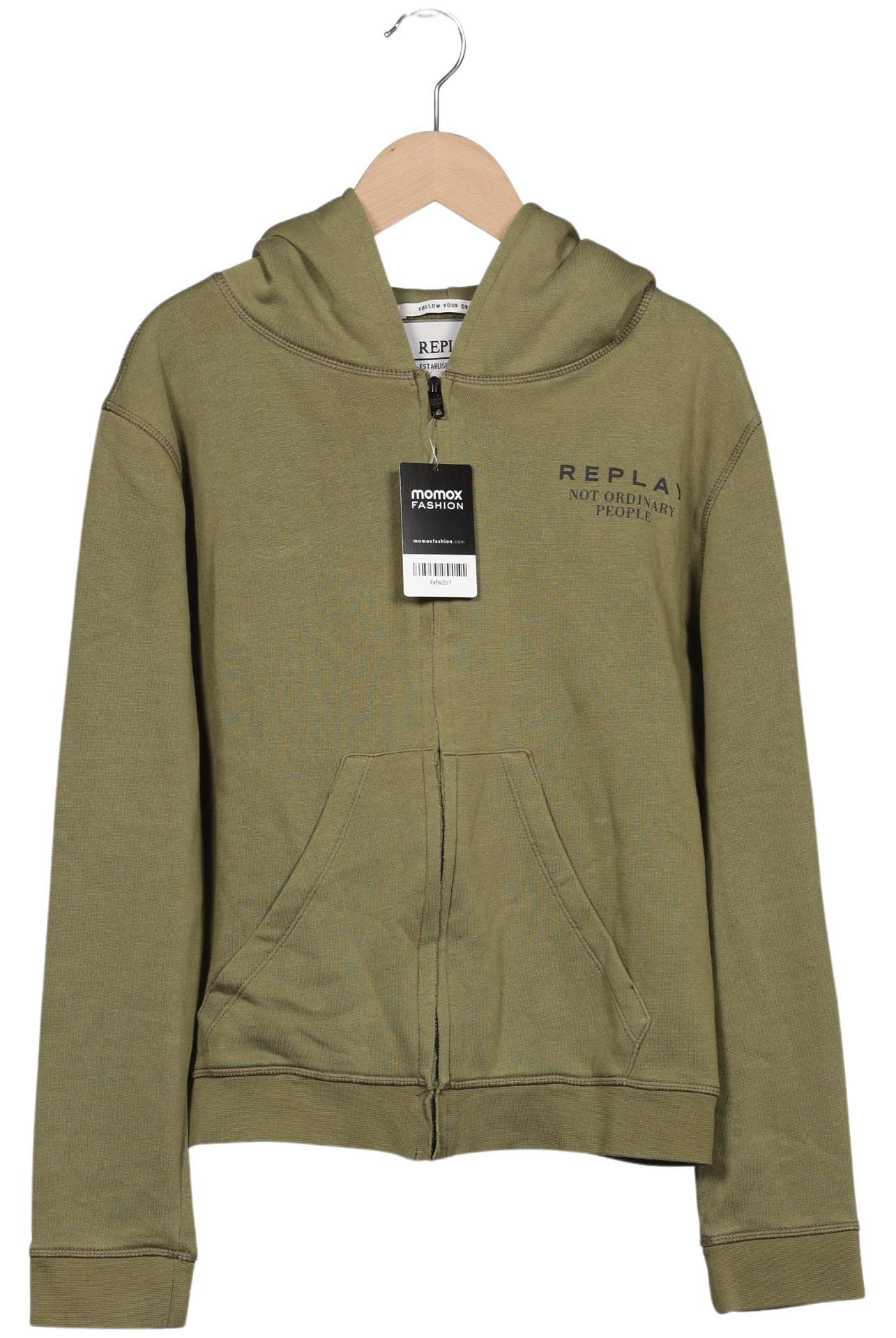 

Replay Damen Kapuzenpullover, grün, Gr. 38