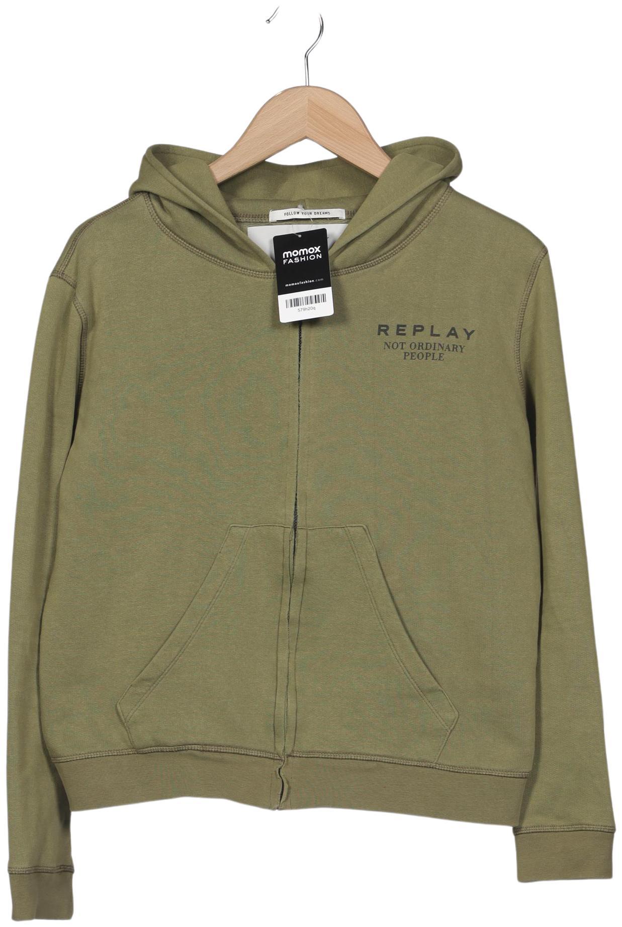 

Replay Damen Kapuzenpullover, grün, Gr. 38