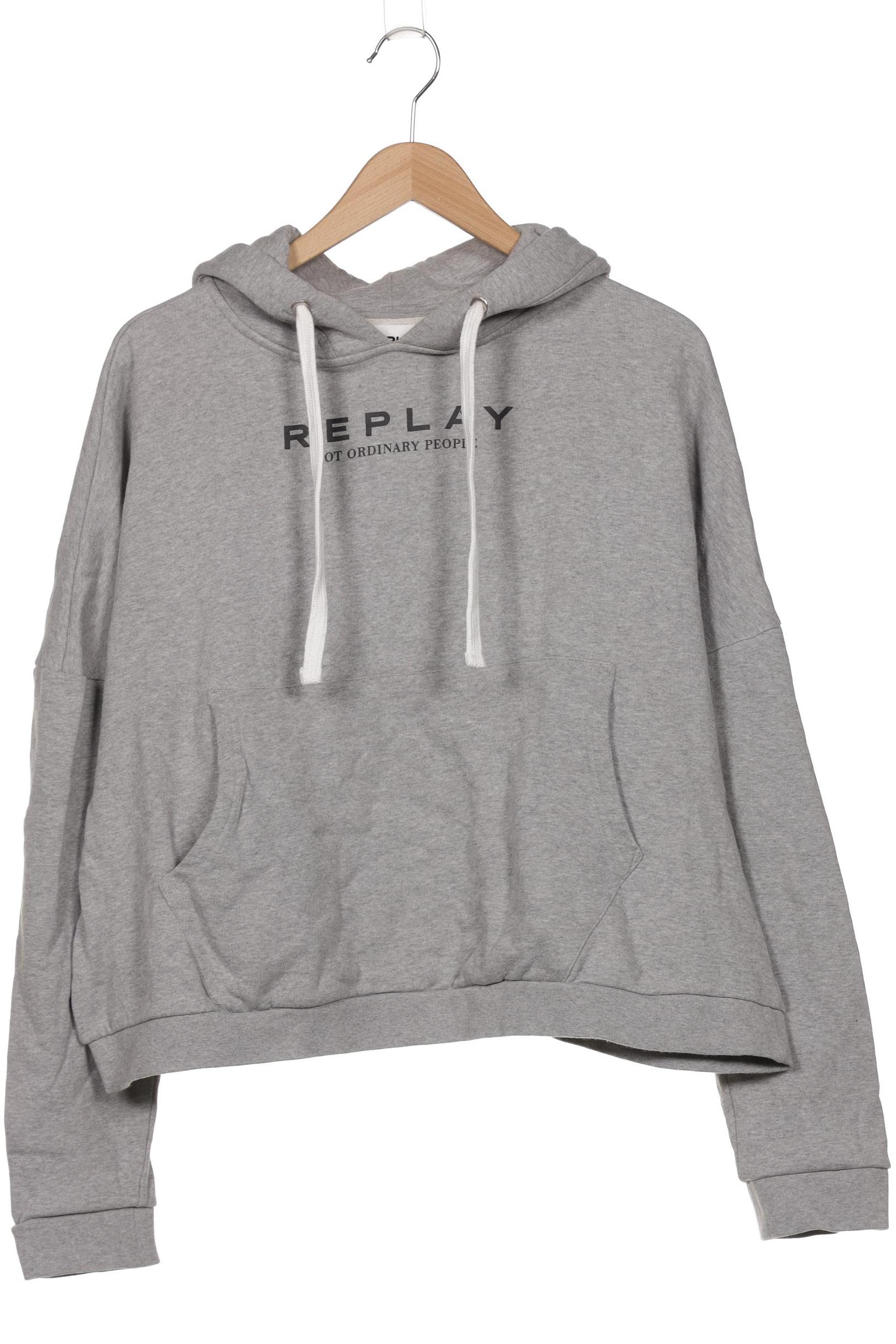 

Replay Damen Kapuzenpullover, grau, Gr. 44