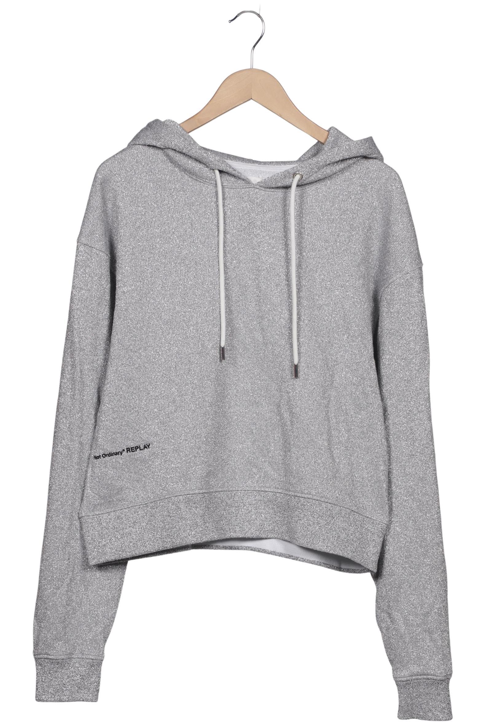 

Replay Damen Kapuzenpullover, grau, Gr. 38