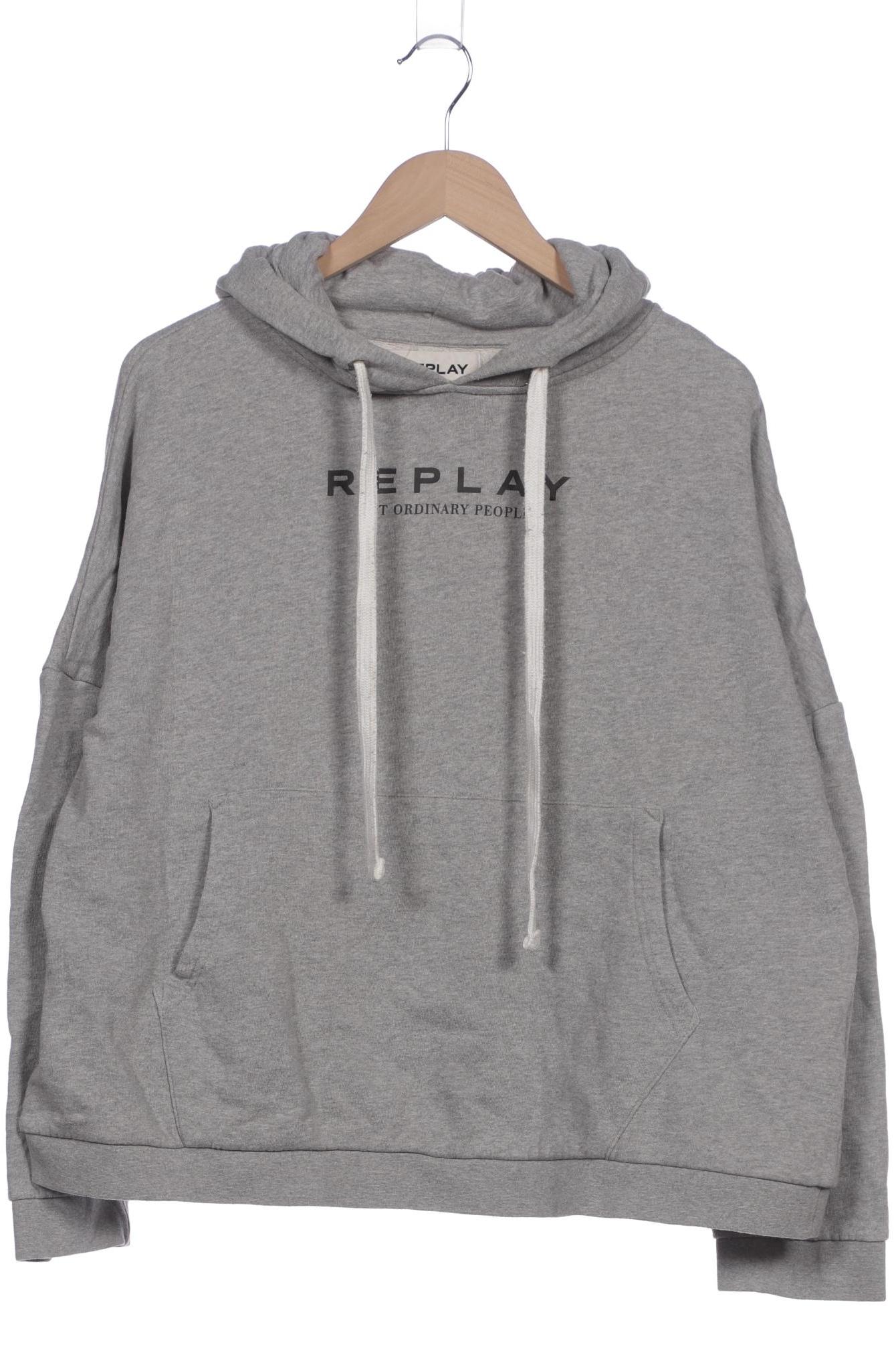 

Replay Damen Kapuzenpullover, grau, Gr. 44