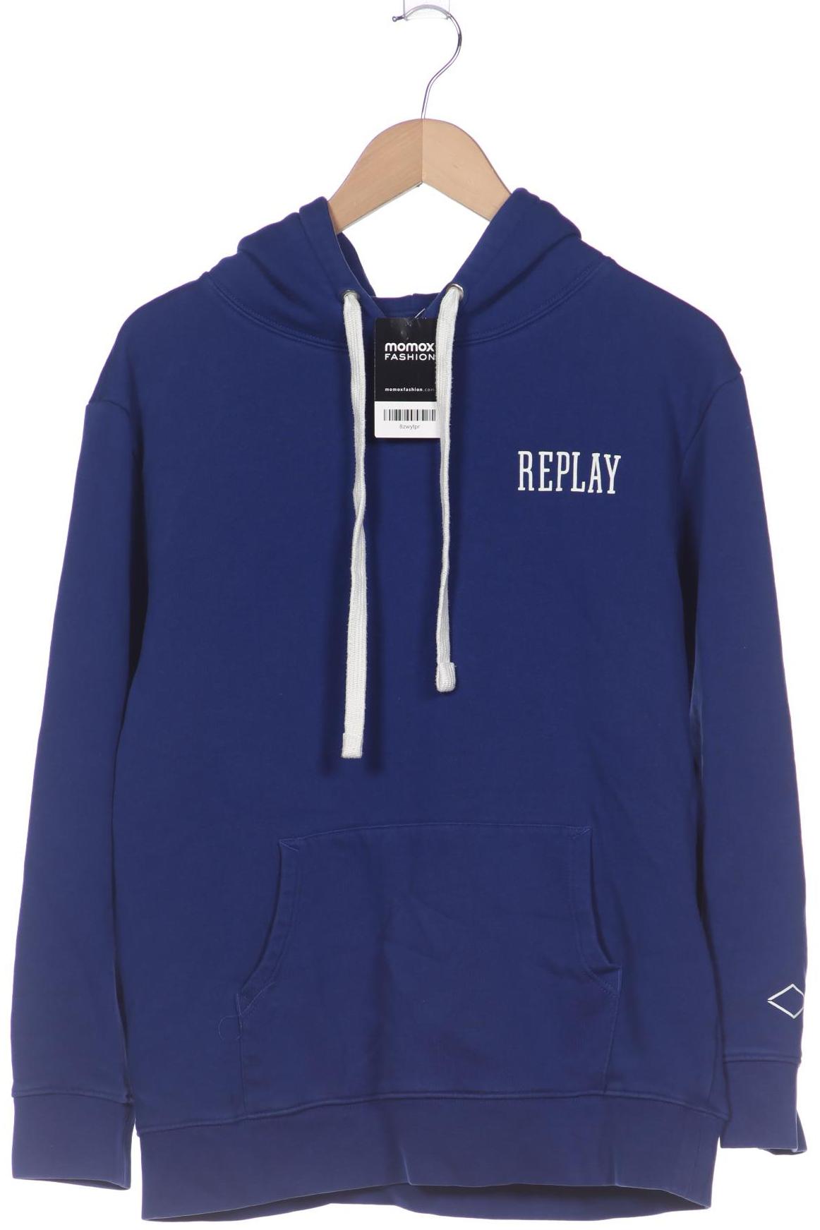 

Replay Damen Kapuzenpullover, marineblau, Gr. 42