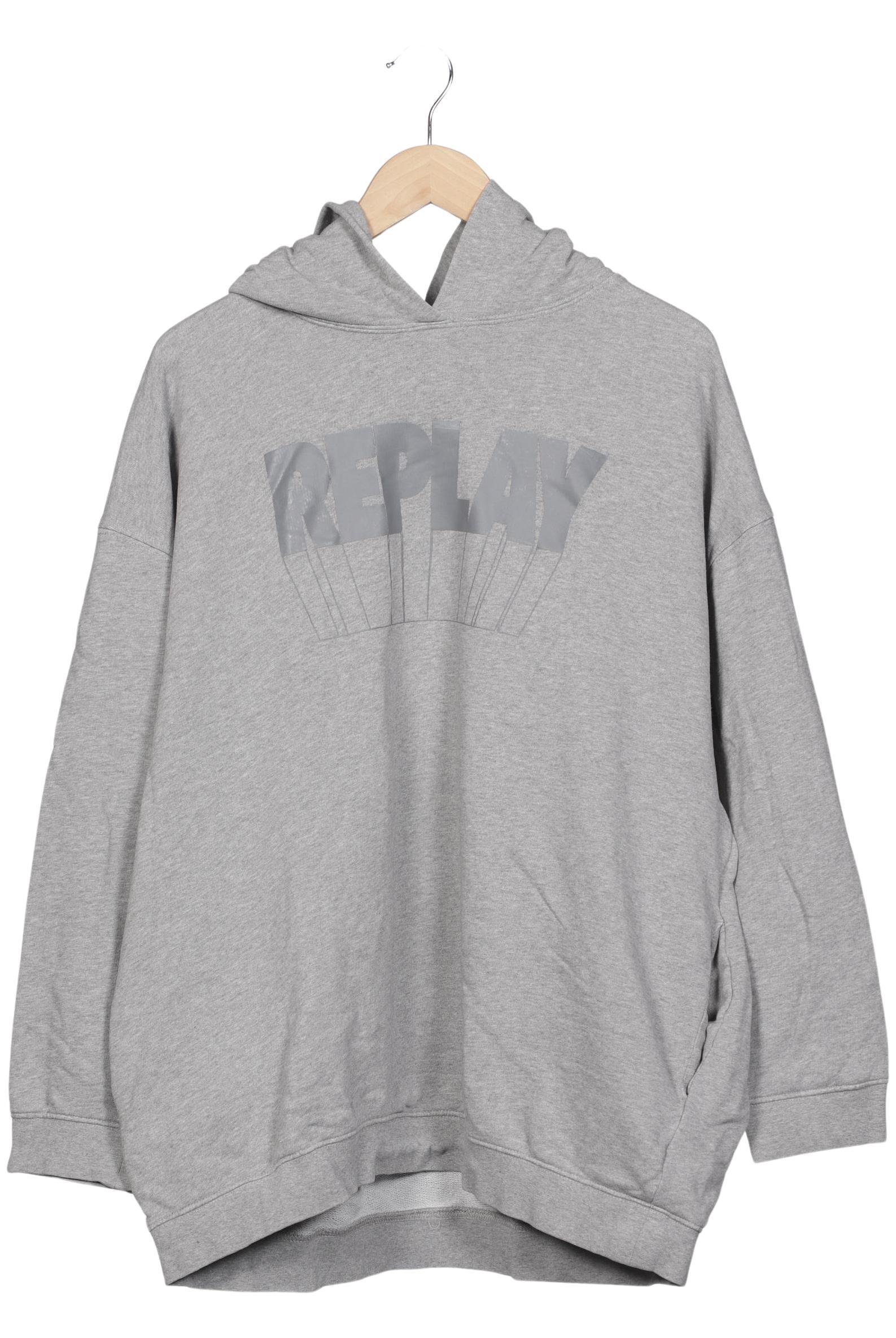 

Replay Damen Kapuzenpullover, grau, Gr. 48