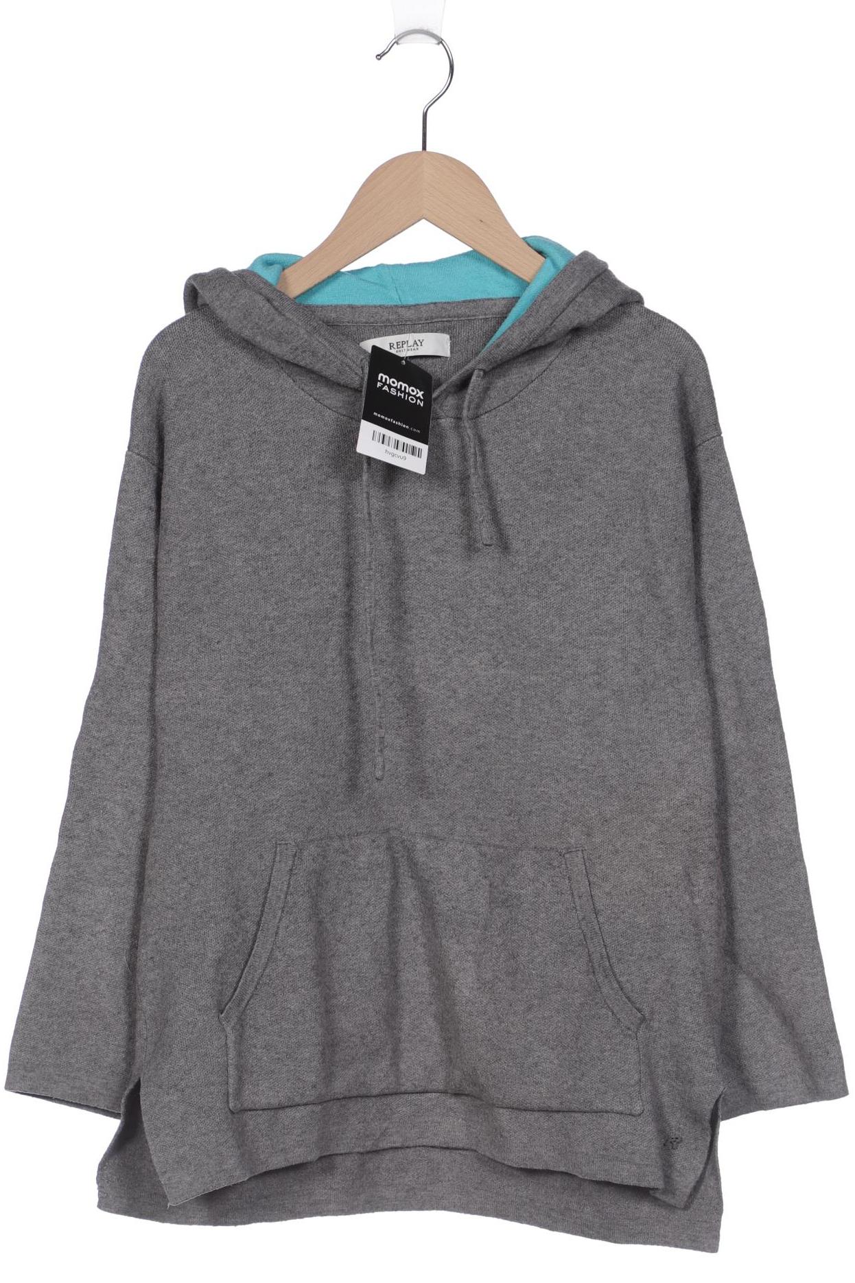 

Replay Damen Kapuzenpullover, grau, Gr. 36