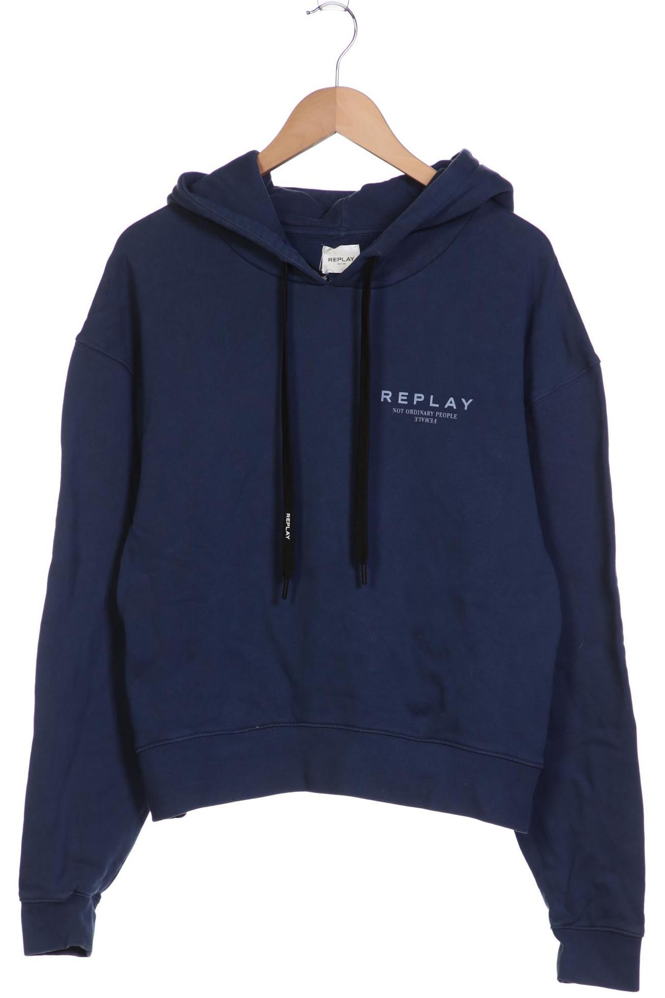 

Replay Damen Kapuzenpullover, marineblau