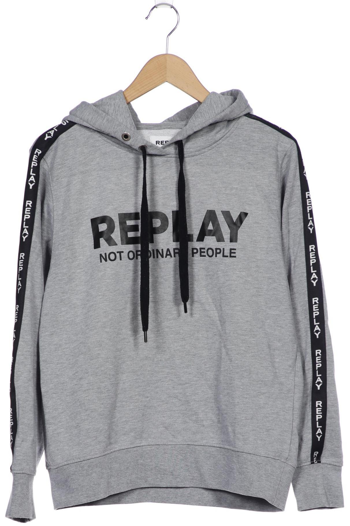 

Replay Damen Kapuzenpullover, grau